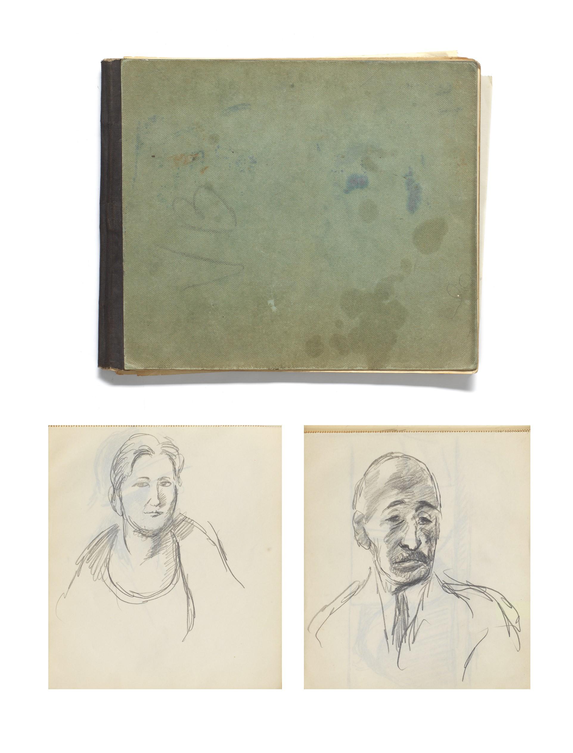 Appraisal: VANESSA BELL BRITISH - Sketchbook Venice signed with initials 'VB'