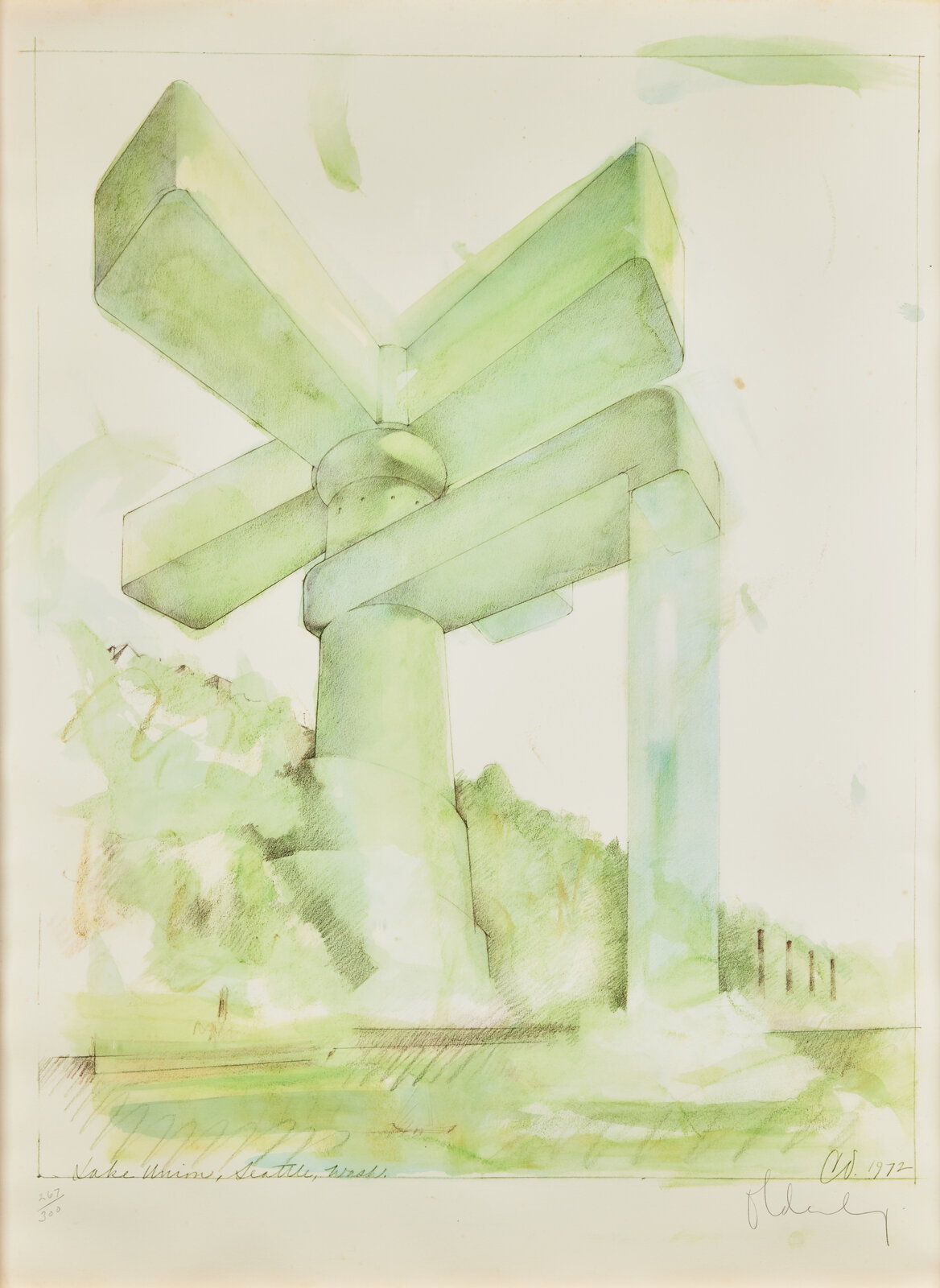 Appraisal: Claes Oldenburg American - Proposal for a Cathedral in the