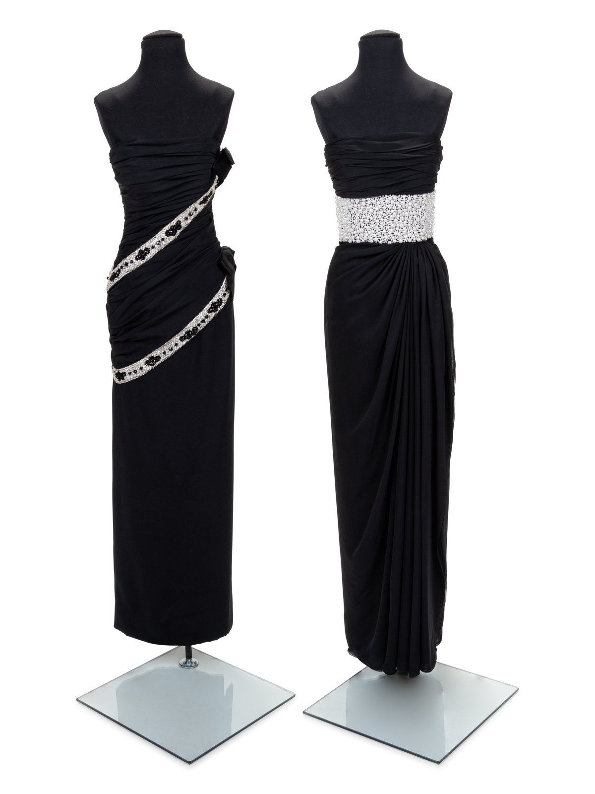 Appraisal: Two Galanos Evening Dresses - This lot contains two dresses