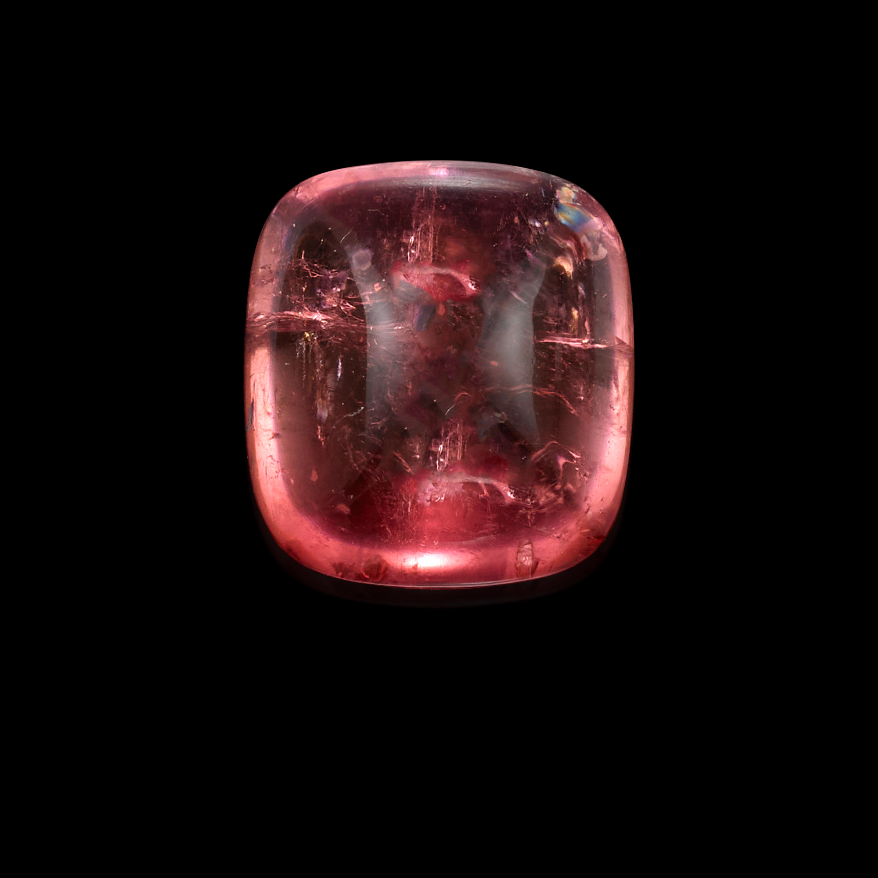 Appraisal: PINK TOURMALINE Afghanistan Cut by Rudi Wobito A sugarloaf tourmaline