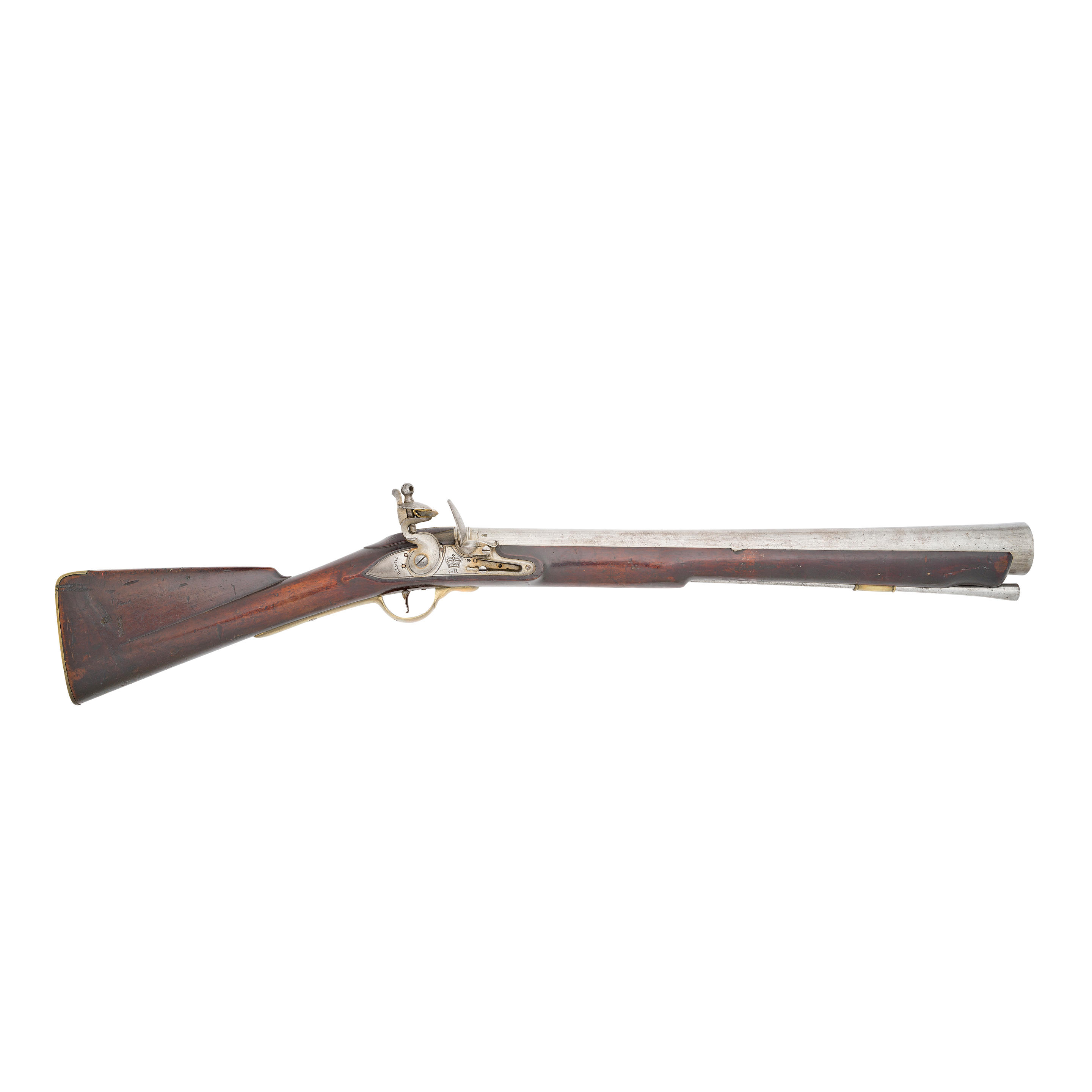 Appraisal: A VERY RARE FLINTLOCK SEA SERVICE BLUNDERBUSS LATE TH EARLY