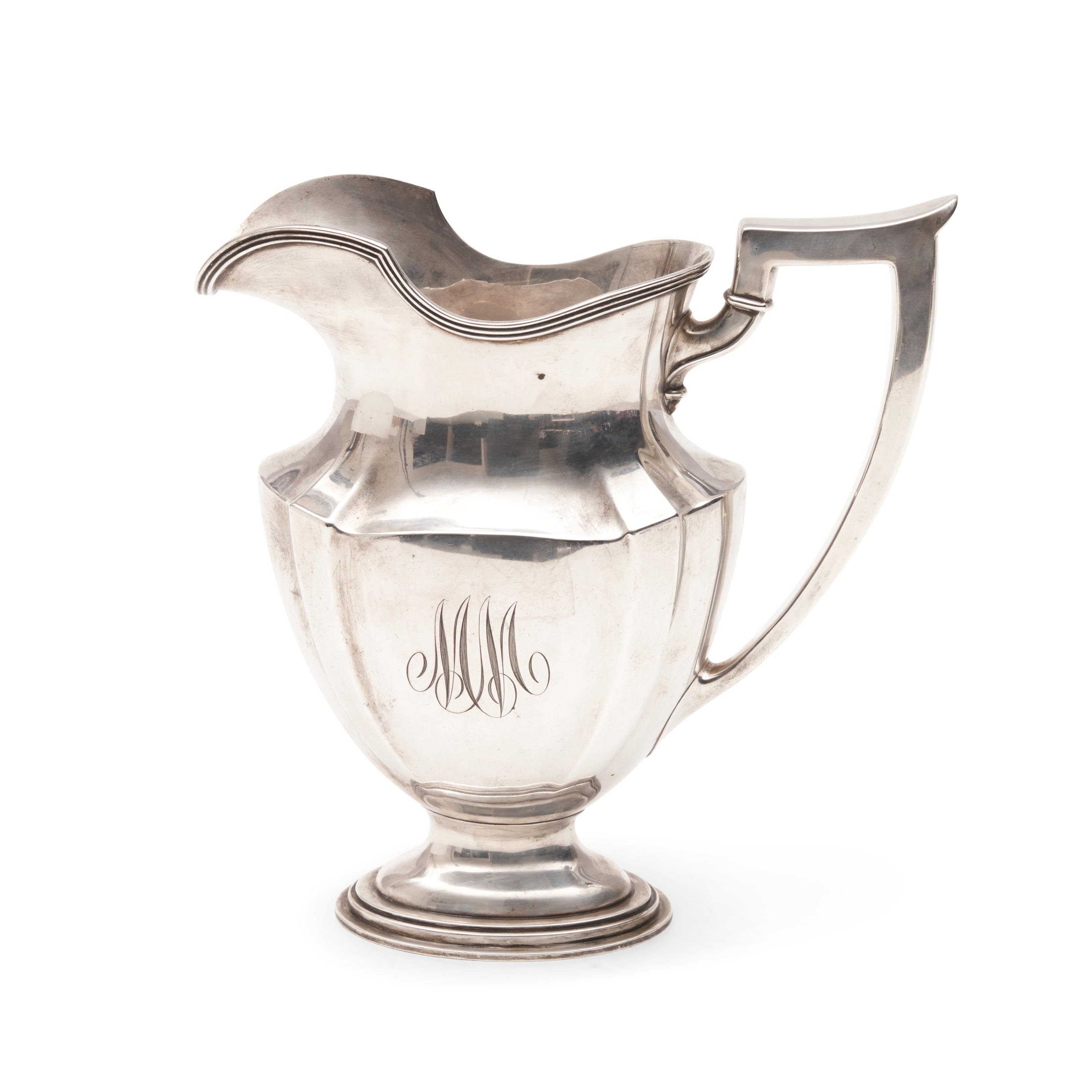 Appraisal: GORHAM PLYMOUTH PATTERN STERLING SILVER WATER PITCHER Providence Rhode Island