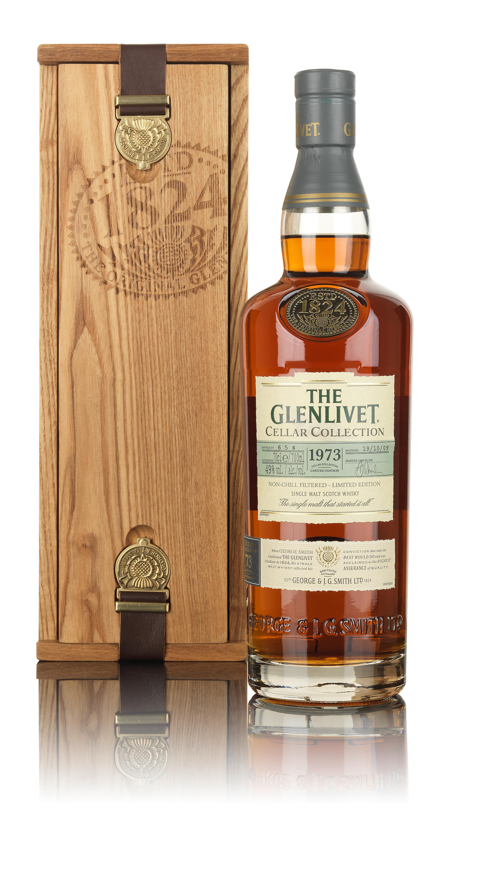 Appraisal: THE GLENLIVET CELLAR COLLECTION- YEAR OLD- The Glenlivet Cellar Collection-