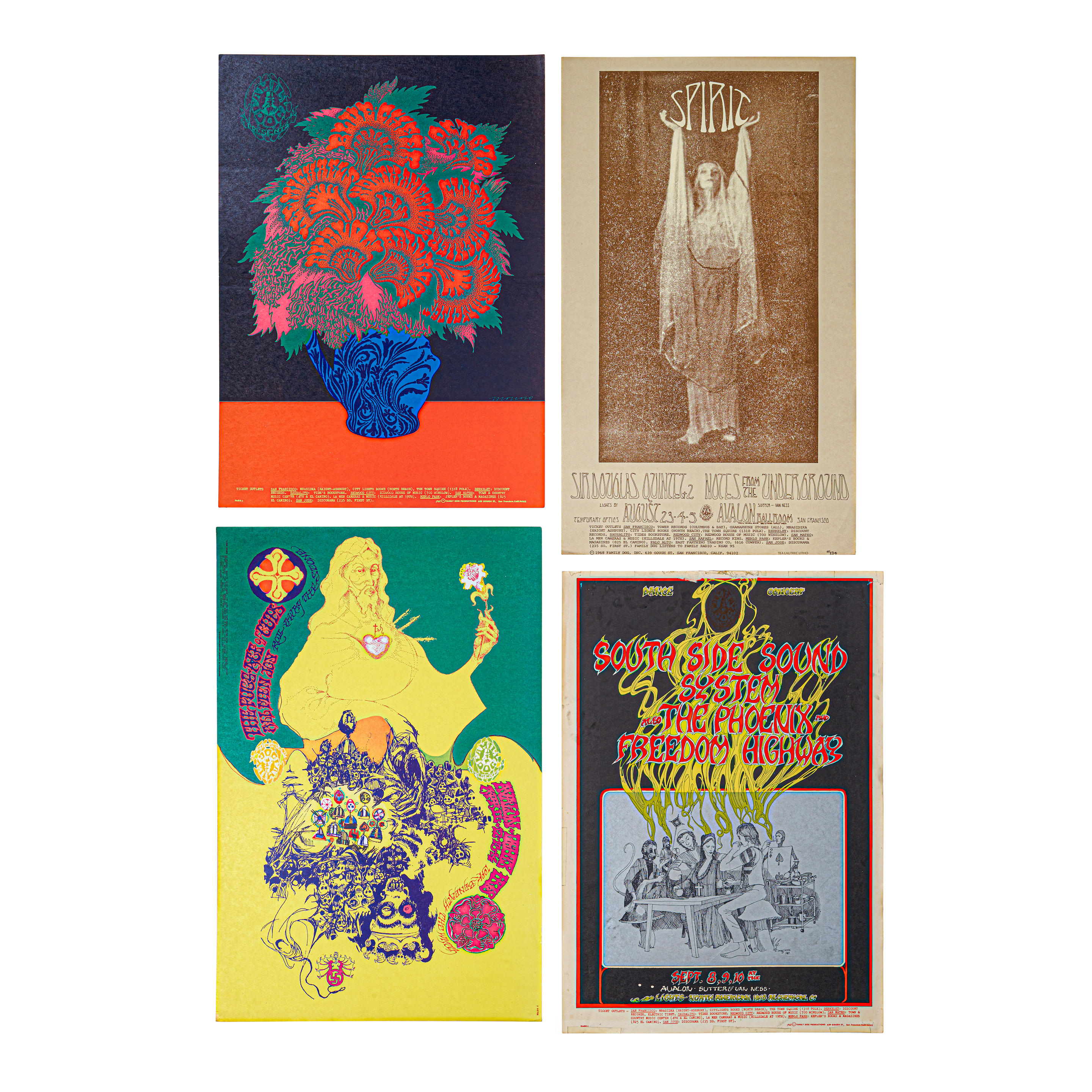 Appraisal: A COLLECTION OF FAMILY DOG CONCERT POSTERS - FD- -