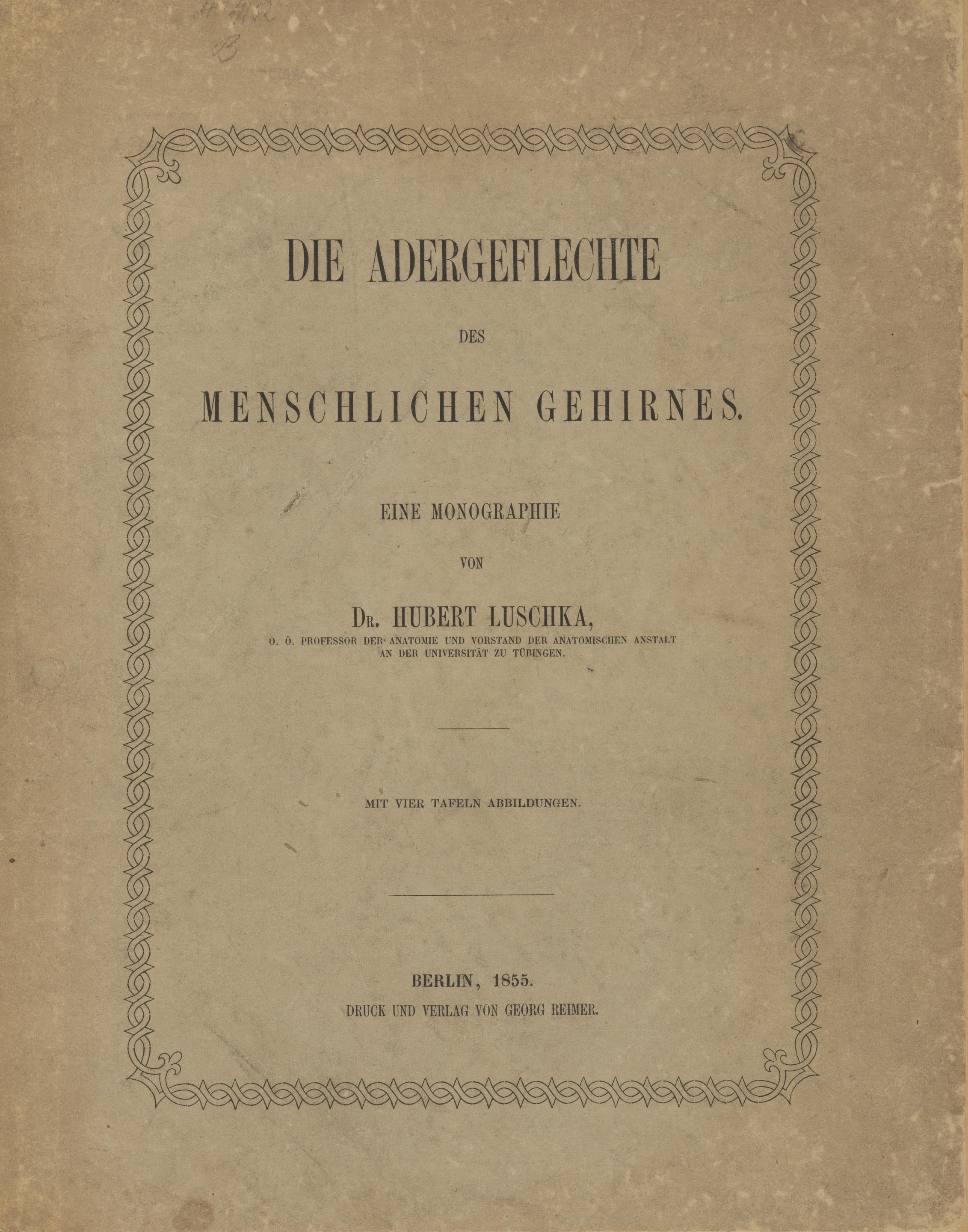 Appraisal: GERMAN WORKS ON THE BRAIN Group of German works in