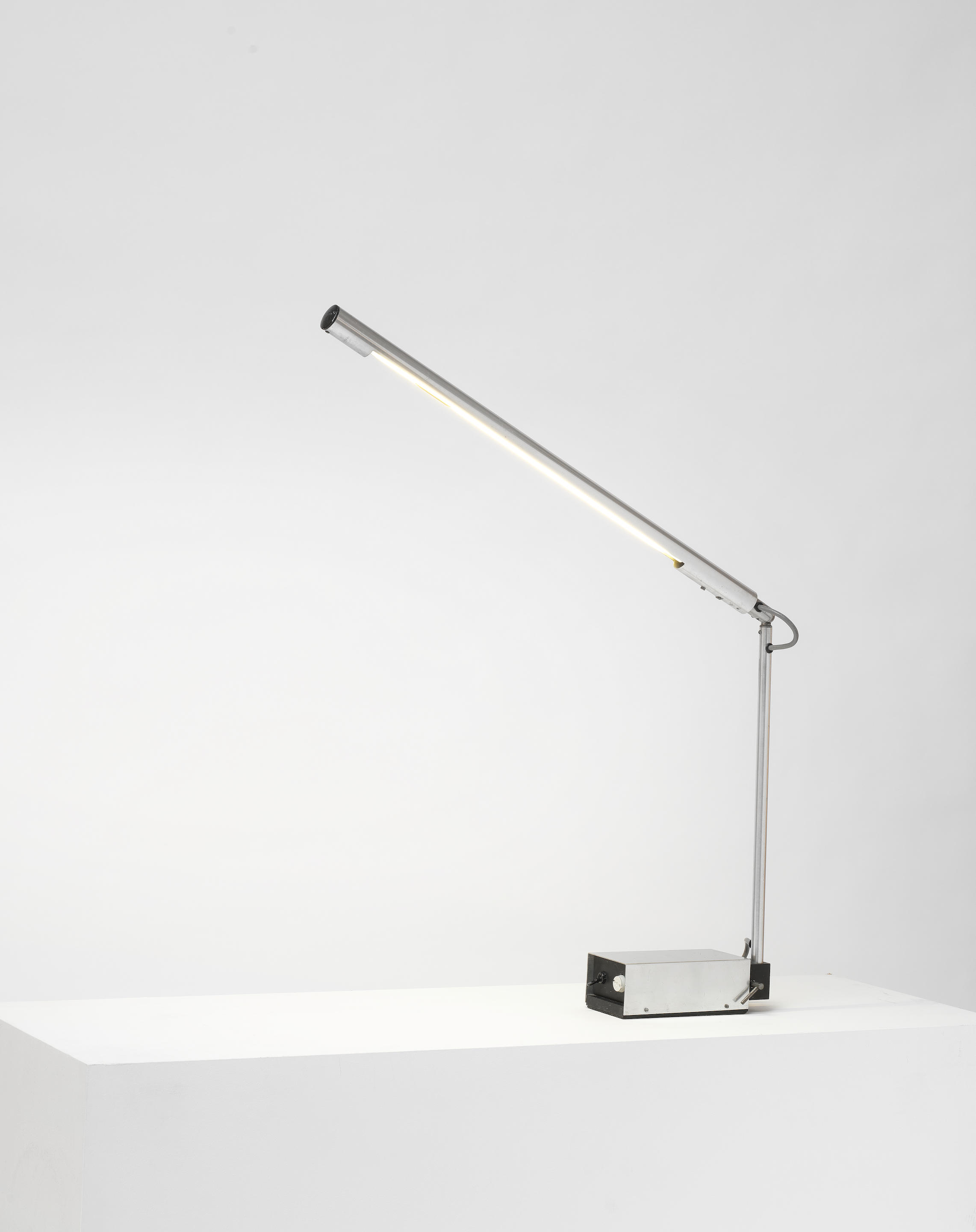 Appraisal: GERALD ABRAMOVITZ 'Cantilever light Mk II' model no circa Aluminium