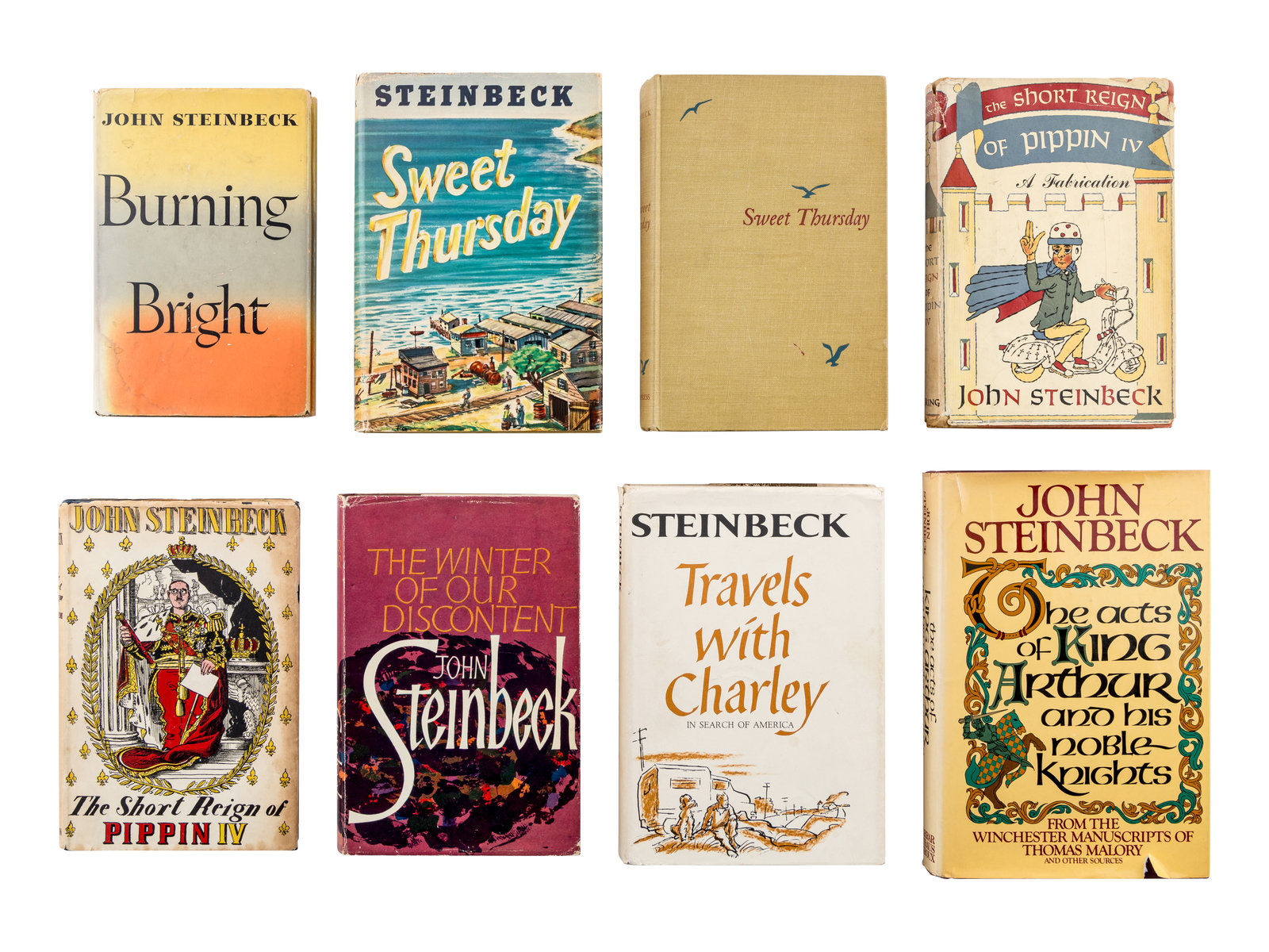 Appraisal: STEINBECK John - A group of works by Steinbeck comprising