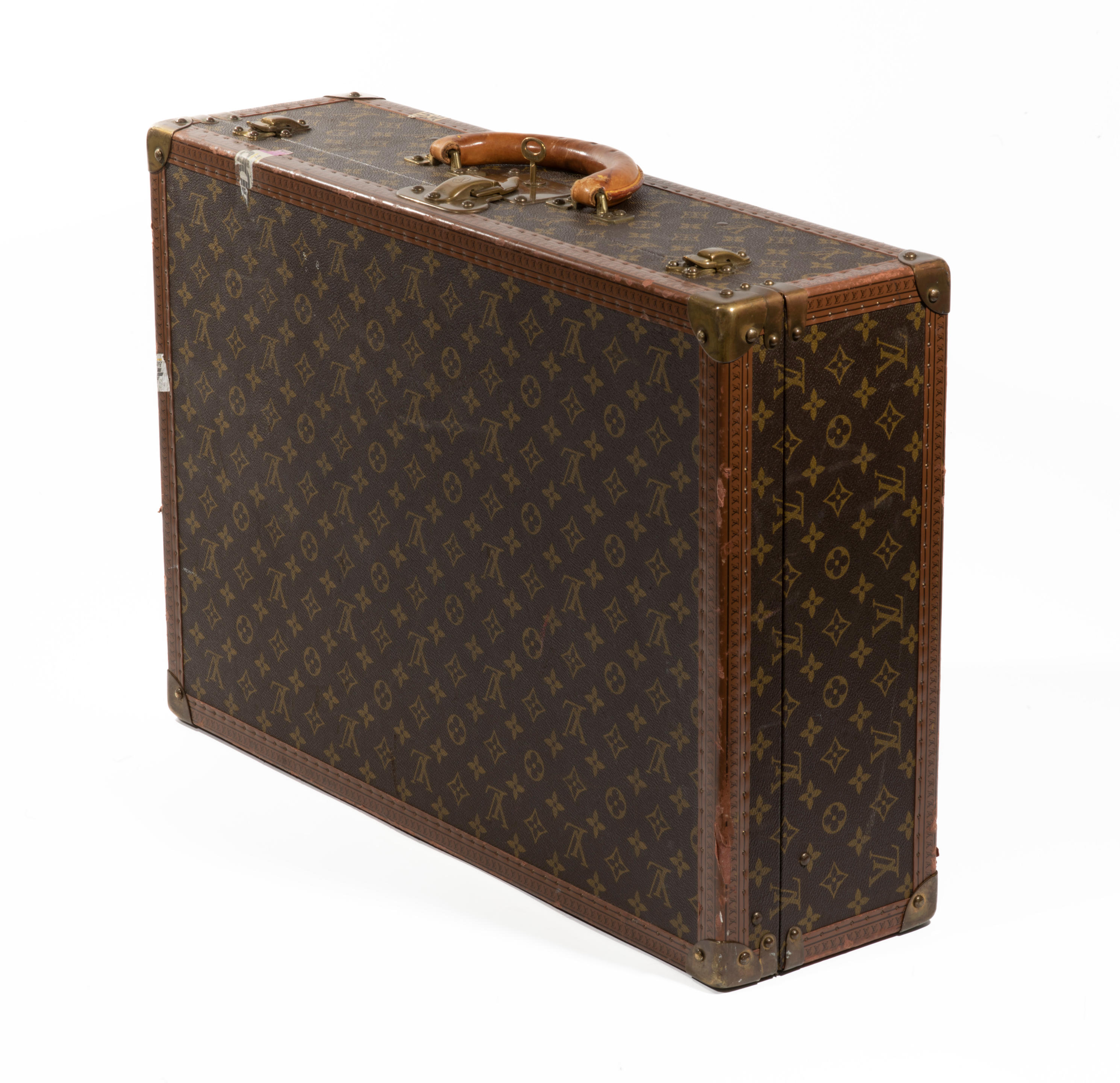 Appraisal: LOUIS VUITTON AVENUE MARCEAU Valise rigide Alzer toile Monogram bordure