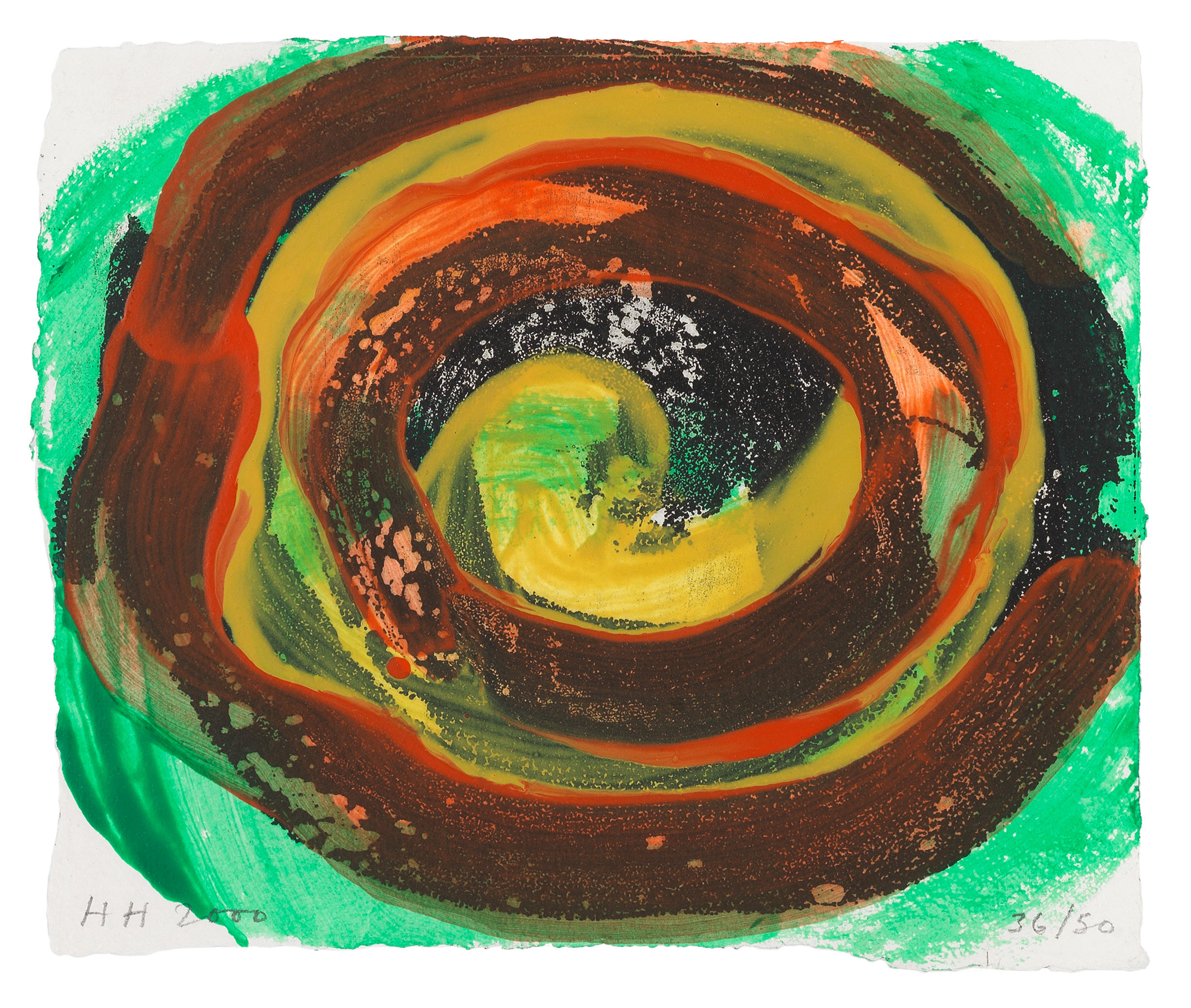 Appraisal: SIR HOWARD HODGKIN - Away - signed with the initials