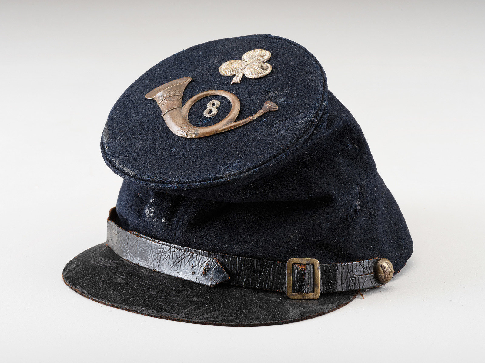 Appraisal: CIVIL WAR th Ohio Infantry pattern forage cap with insignia