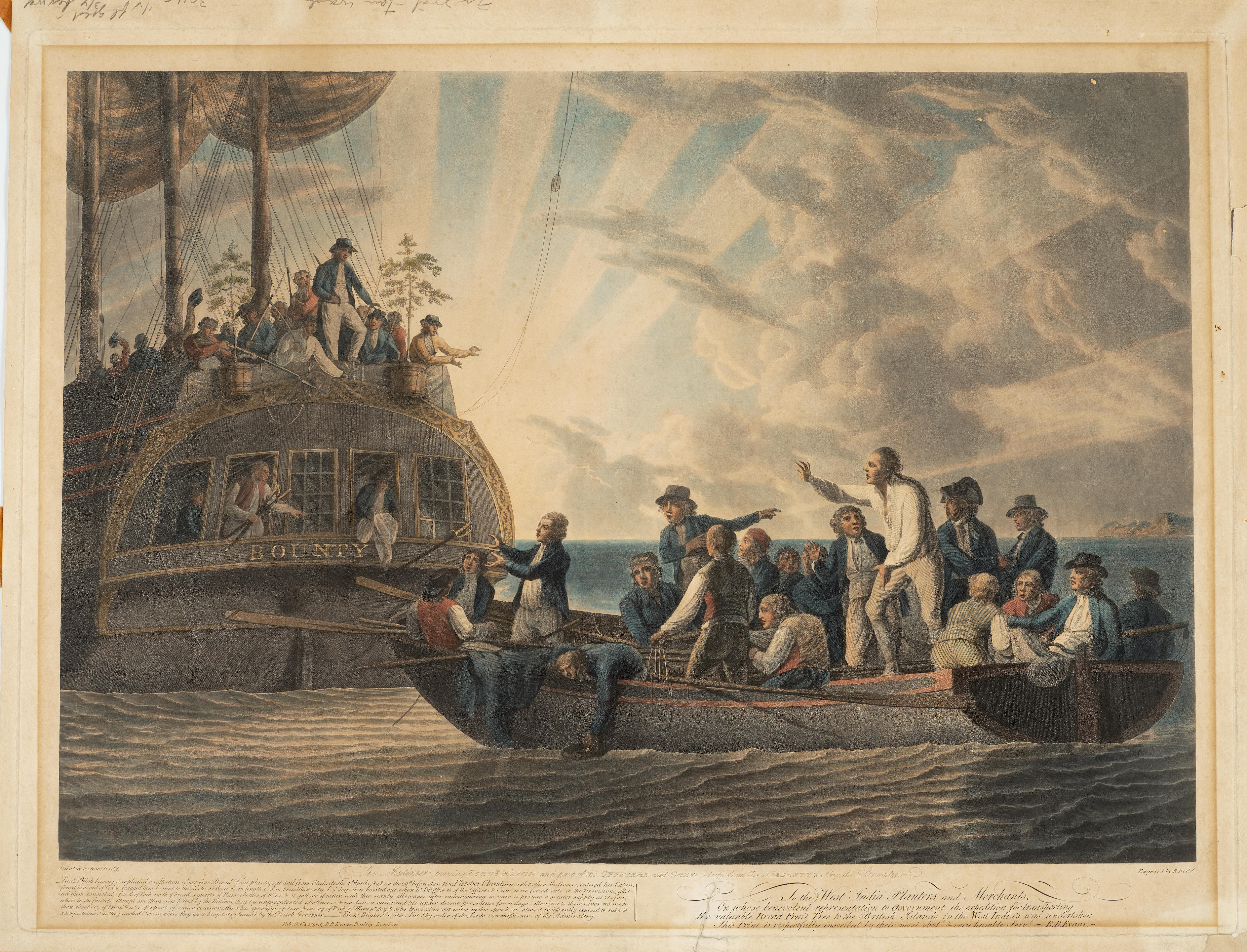 Appraisal: DODD ROBERT - The mutineers turning Lt Bligh and some