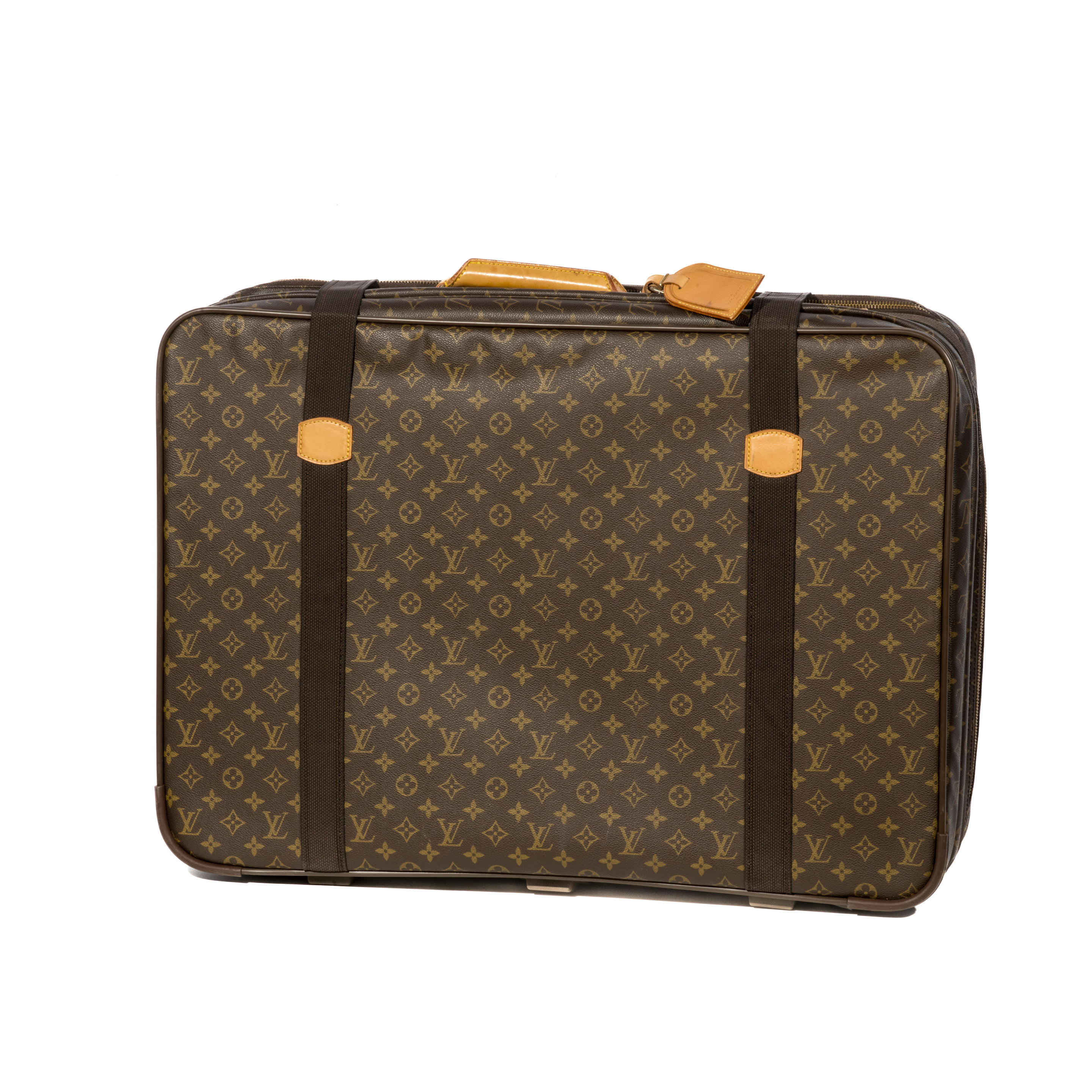 Appraisal: LOUIS VUITTON VALISE SATELLITE CM En toile Monogram fermeture clair