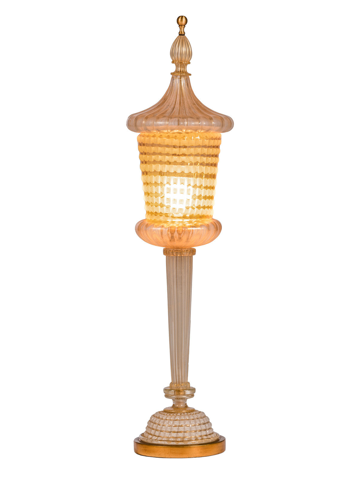 Appraisal: Attributed to Barovier Toso Italian th Century Murano Lamp hand-blown