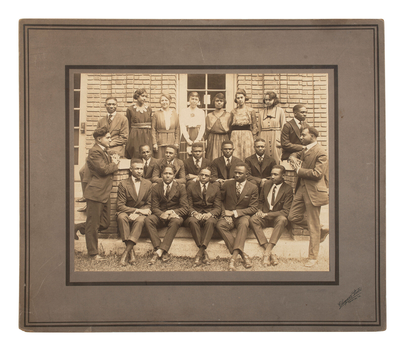 Appraisal: EDUCATION - EARLY PHOTOGRAPHY A group of photographs incl Hampton