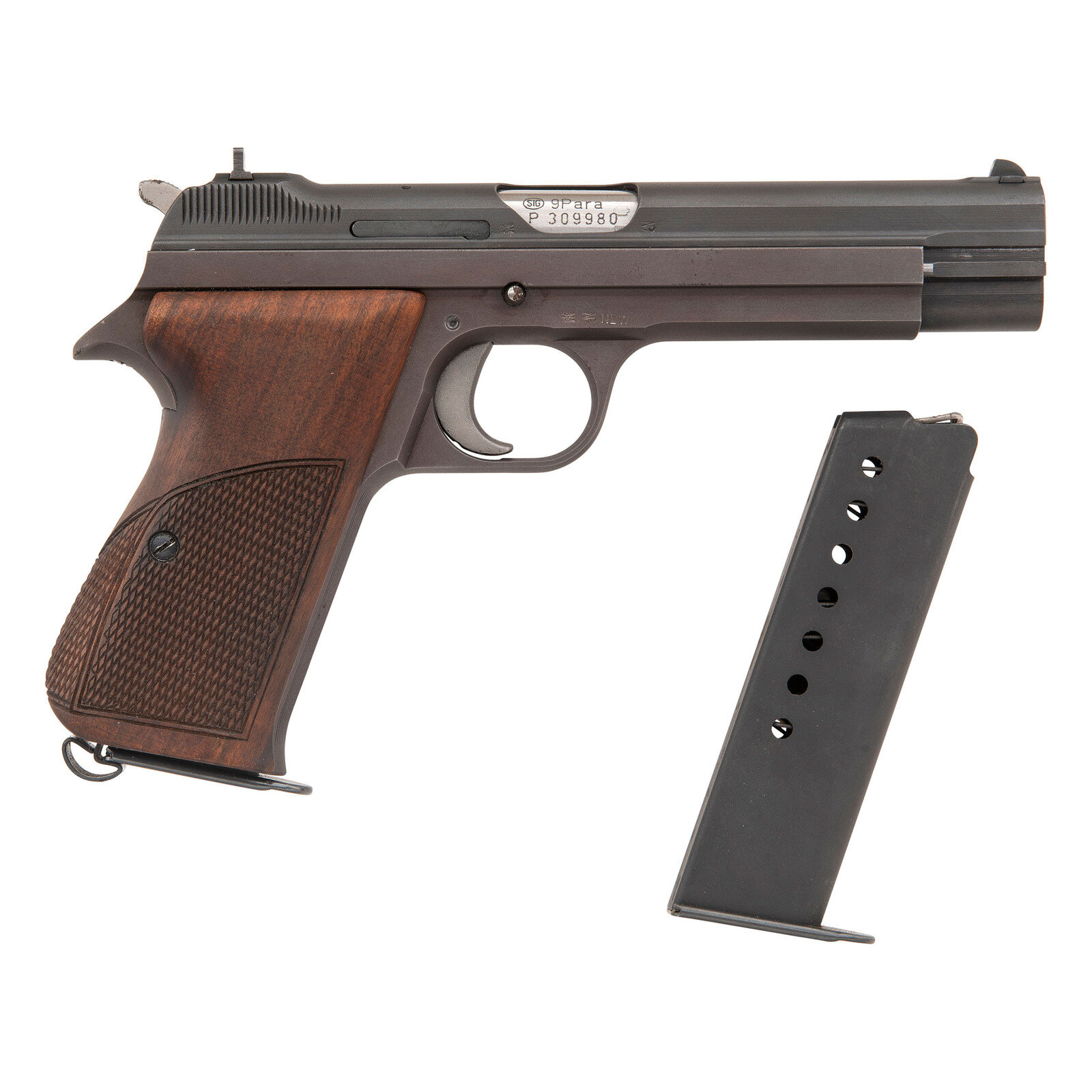 Appraisal: Sig P - Pistol in Factory Box mm barrel SN