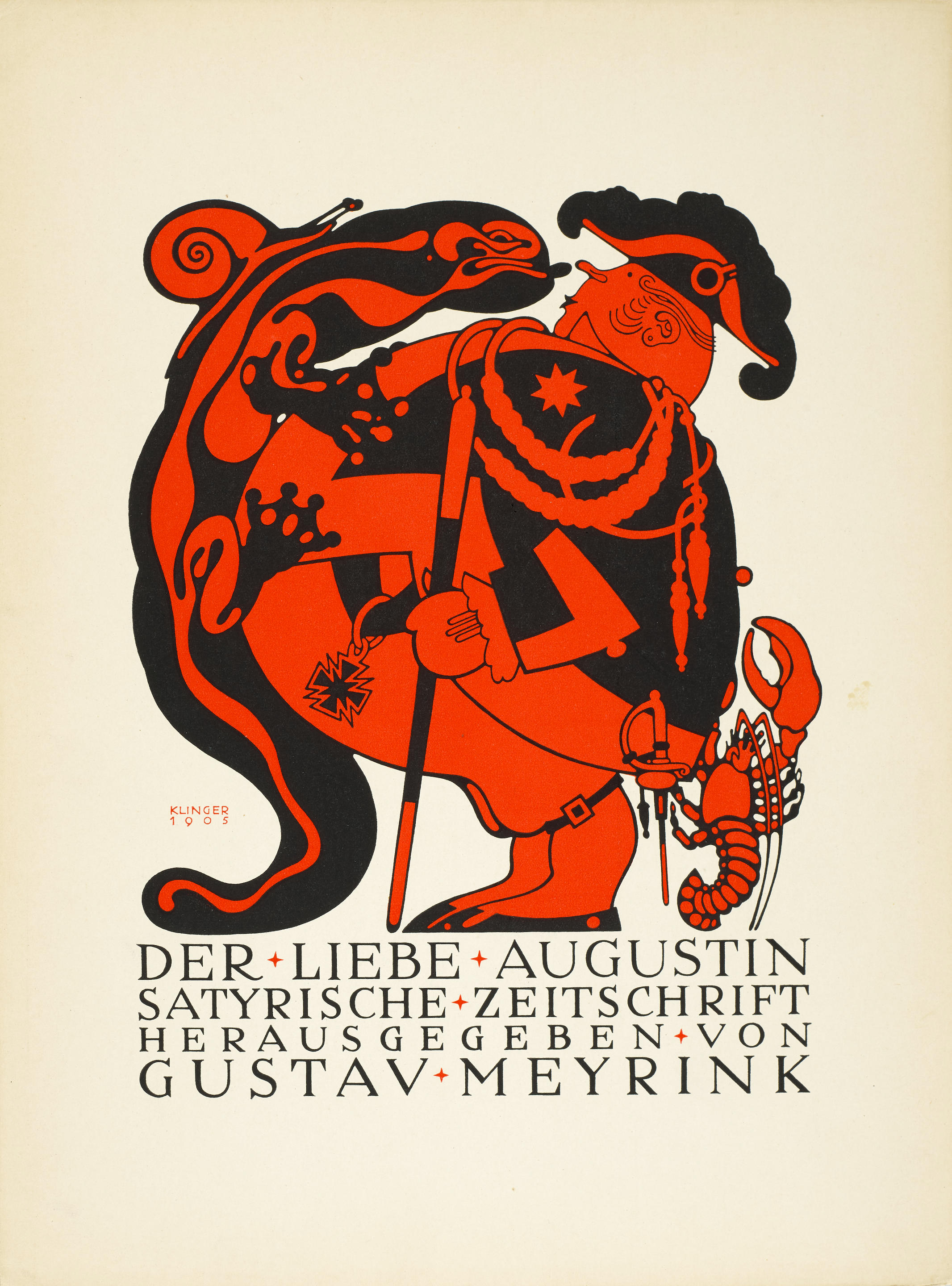 Appraisal: WIENER WERKST TTE POSTER ART KLINGER JULIUS - Klinger Plakate