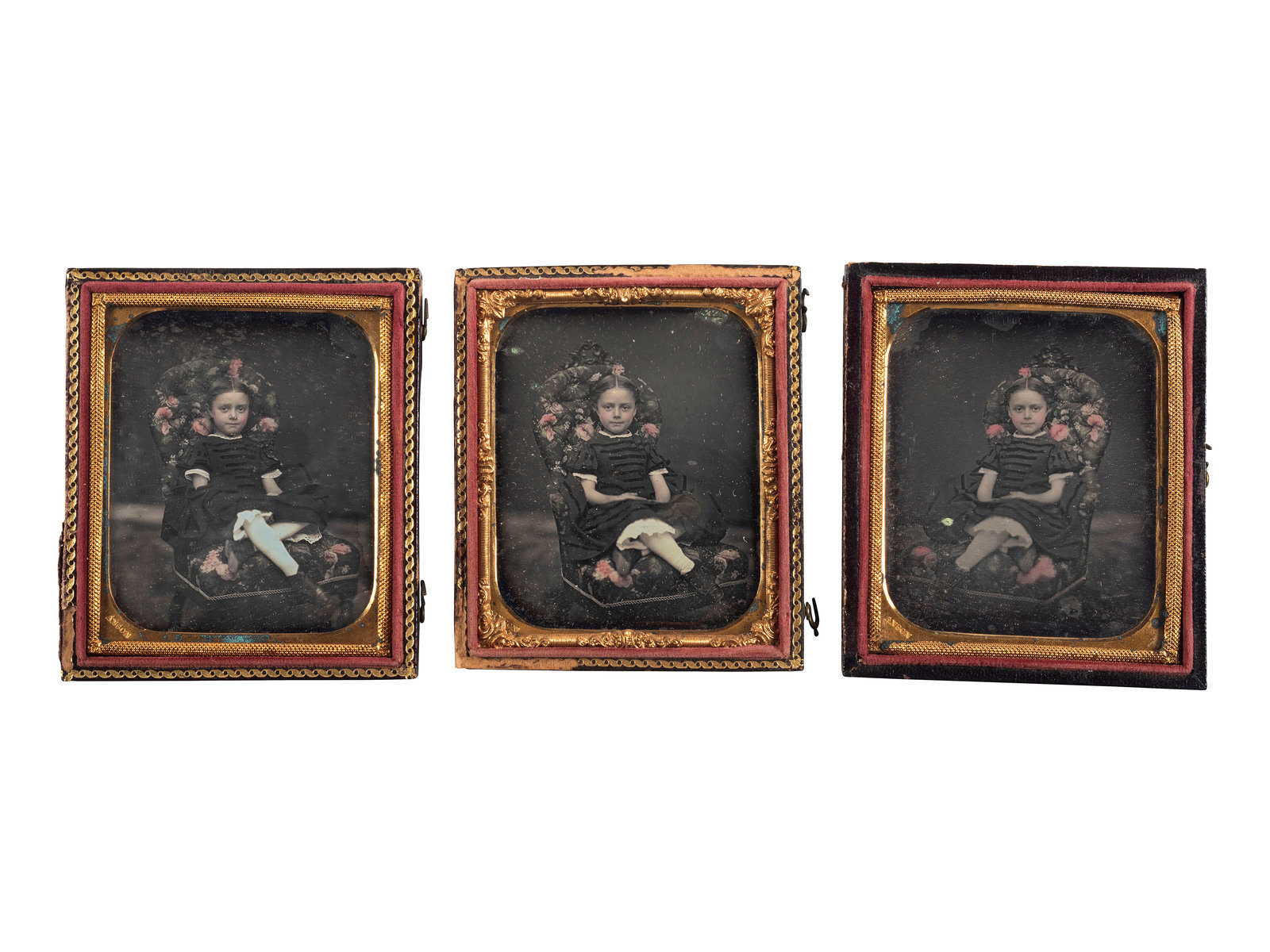 Appraisal: EARLY PHOTOGRAPHY ANSON Rufus P photo cased images incl daguerreotypes