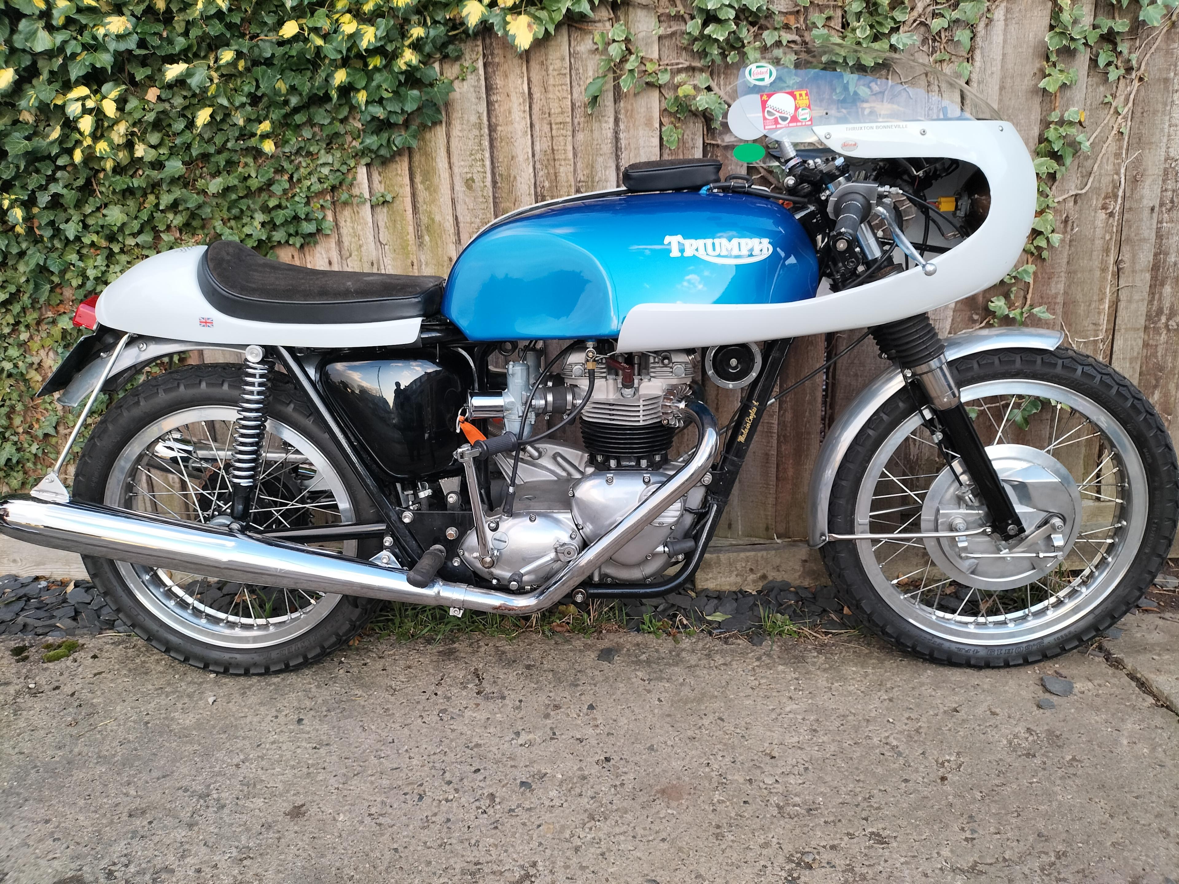 Appraisal: TRIUMPH CC THRUXTON BONNEVILLE REPLICA REGISTRATION NO STN F FRAME