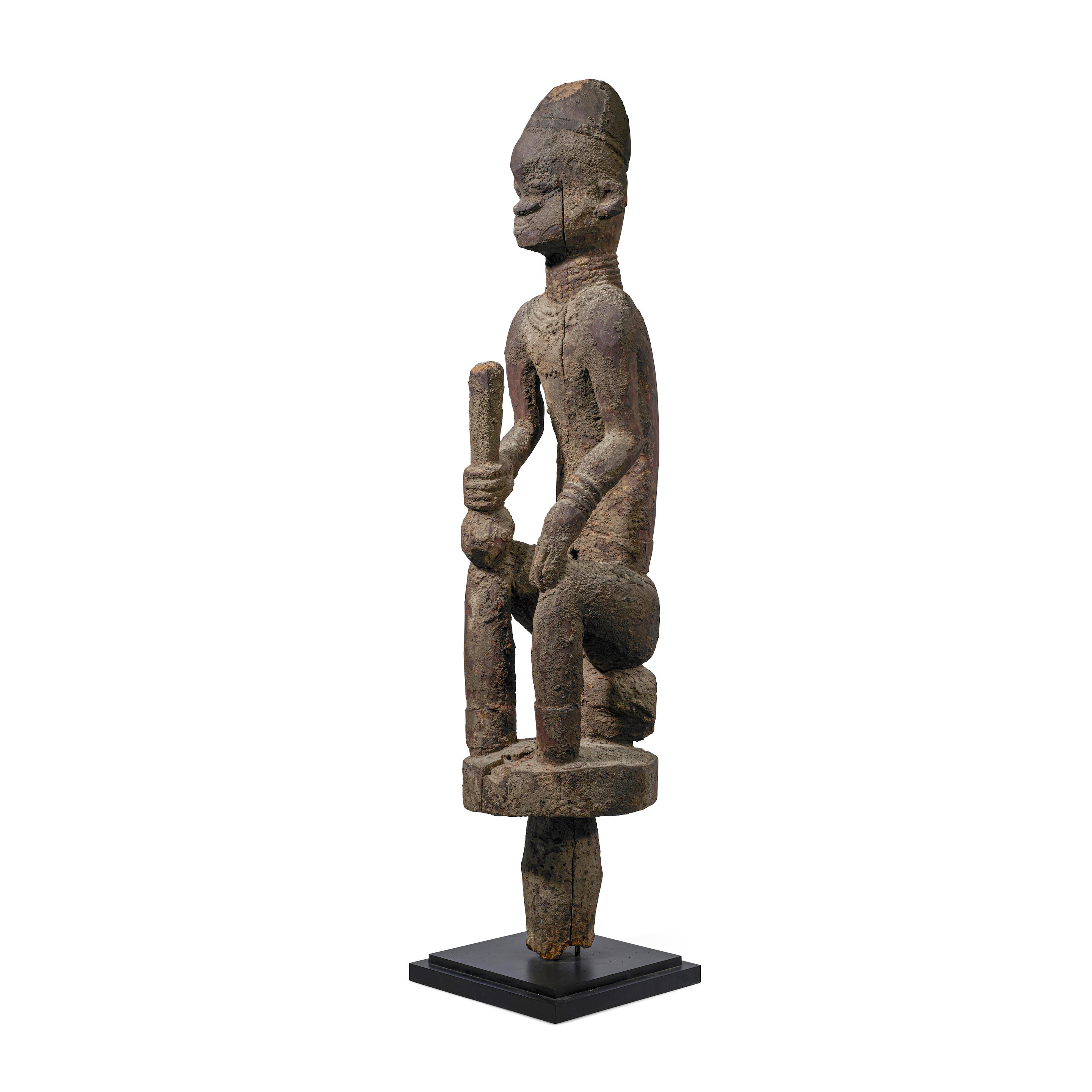 Appraisal: PORTRAIT OF A BANGWA KING GRASSLANDS CAMEROON lefem Wood with