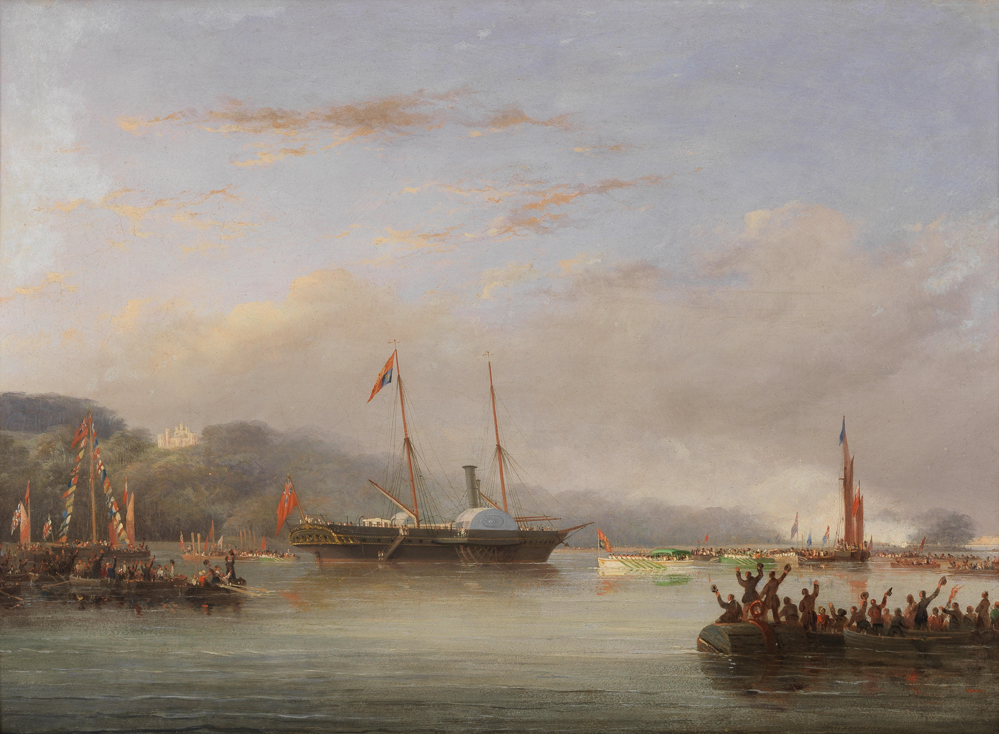 Appraisal: NICHOLAS MATTHEW CONDY BRITISH - The royal steam yacht Victoria