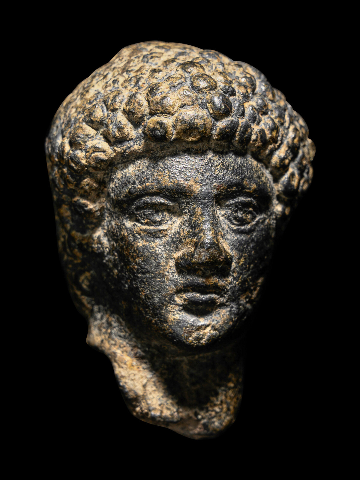 Appraisal: A Roman Bronze Head of Apollo Circa nd Century A