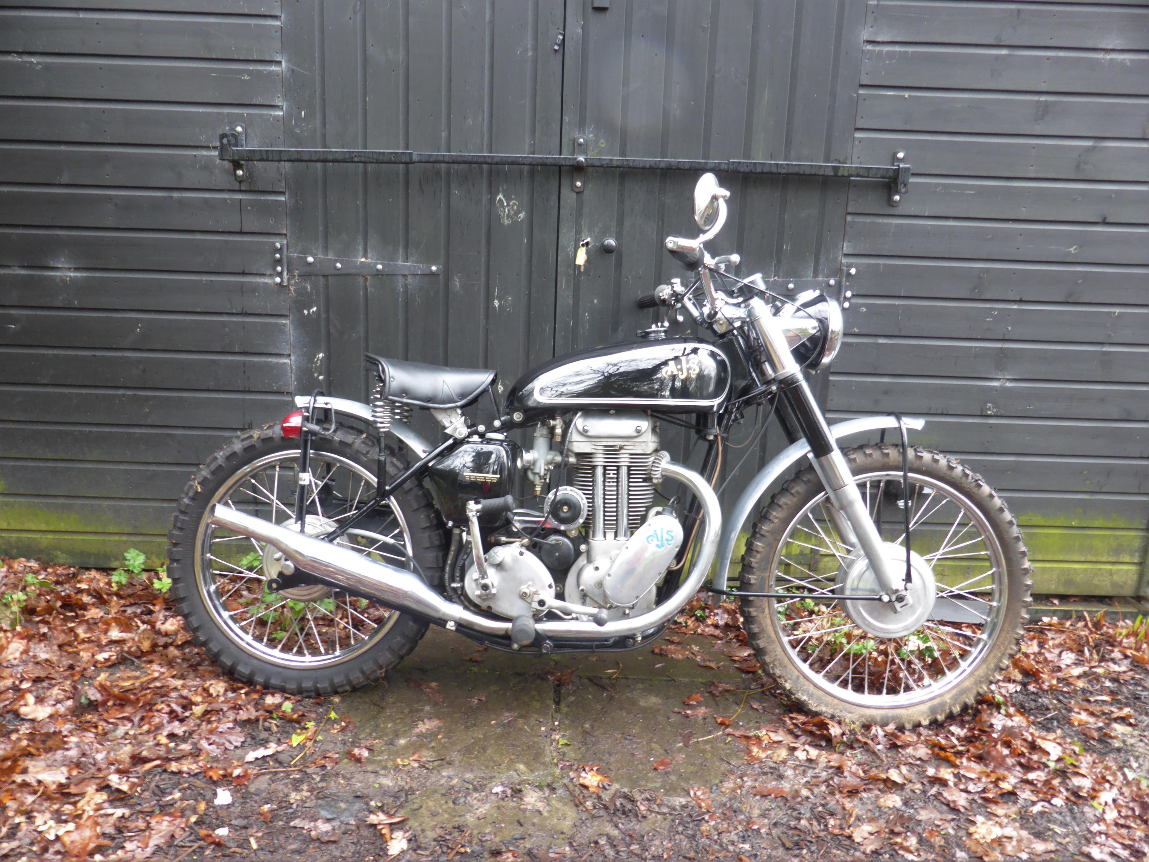 Appraisal: AJS CC MC TRIALS REGISTRATION NO UTD FRAME NO C