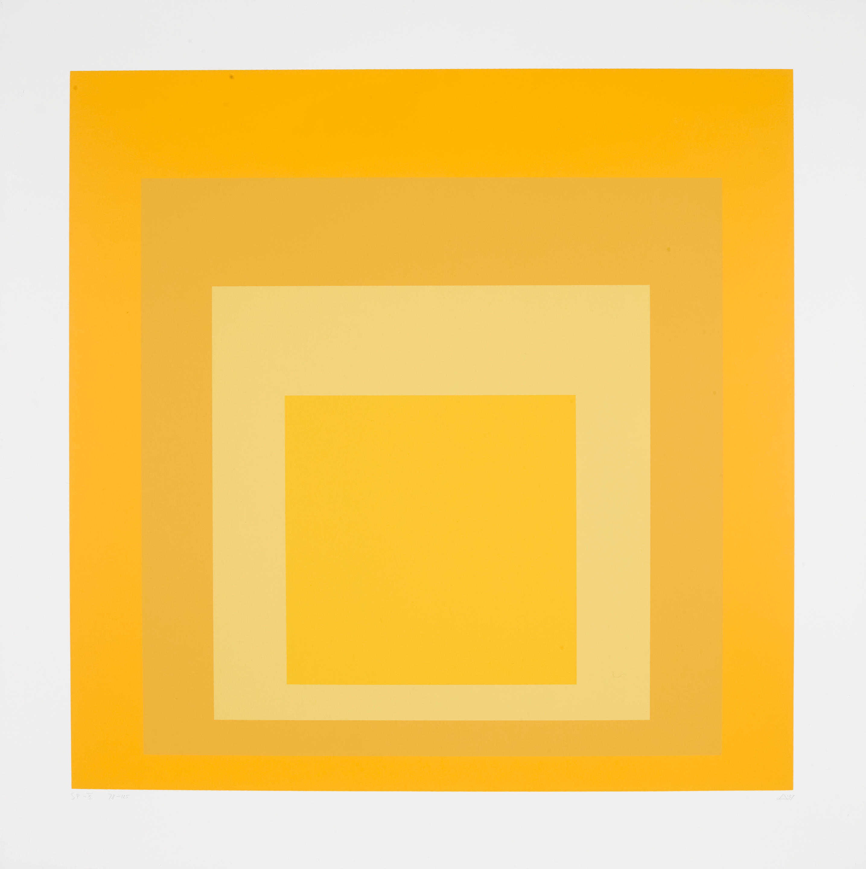 Appraisal: JOSEF ALBERS - SP X Danilowitz Screenprint in colors on