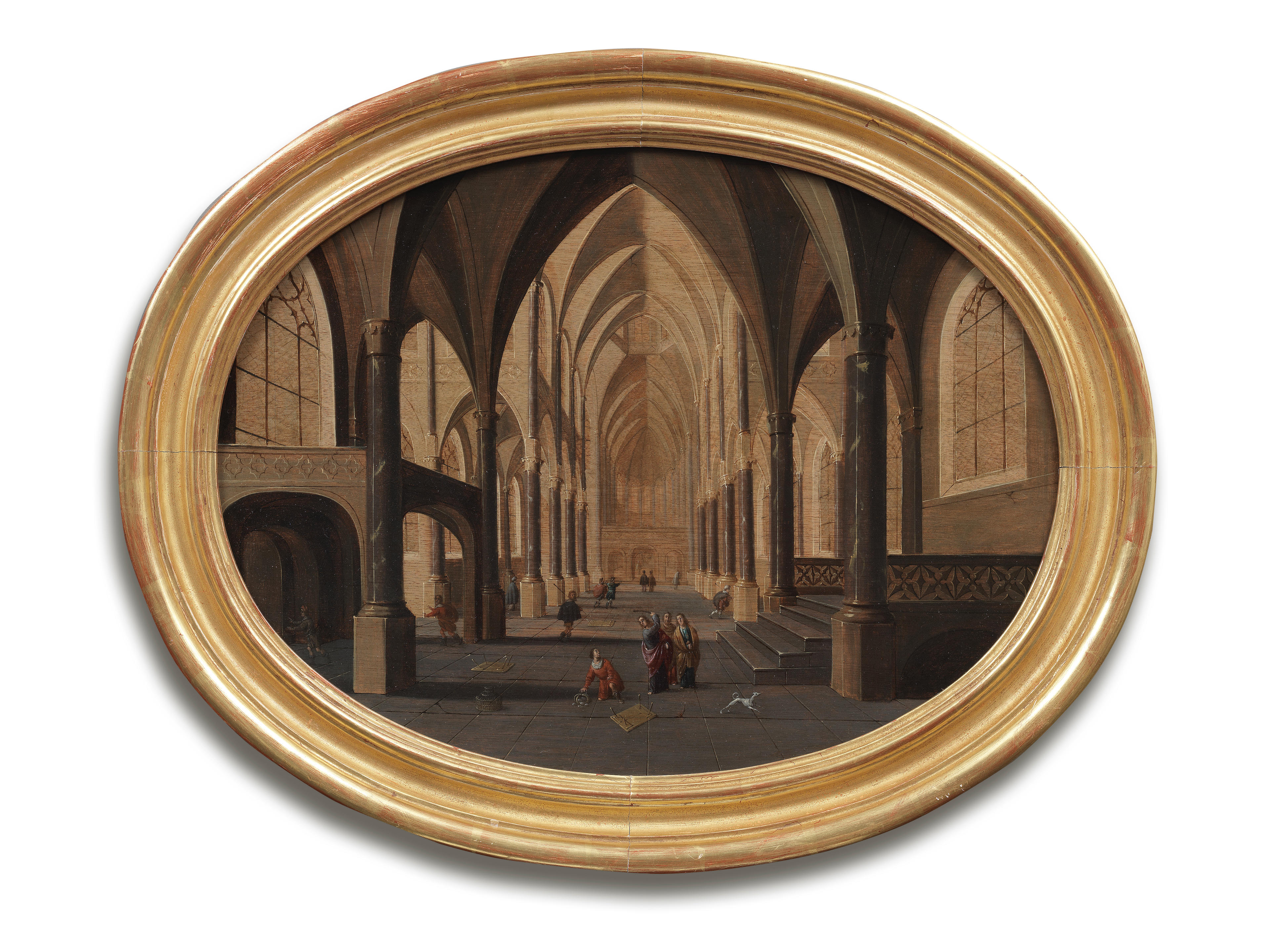 Appraisal: HANS JURRIAENSZ VAN BADEN BADEN CIRCA - AMSTERDAM A church