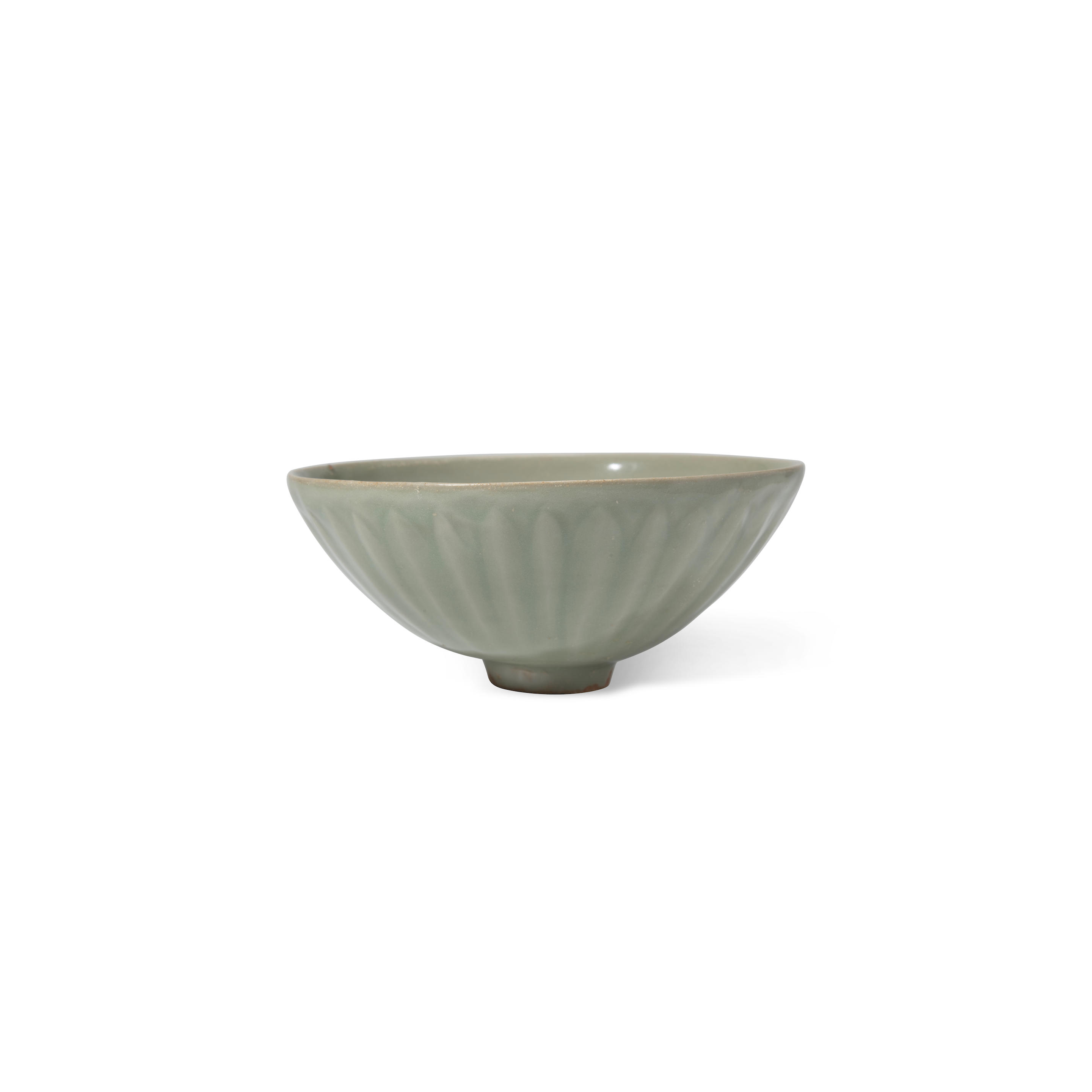 Appraisal: A LONGQUAN CELADON 'LOTUS PETALS' BOWL Southern Song dynasty The