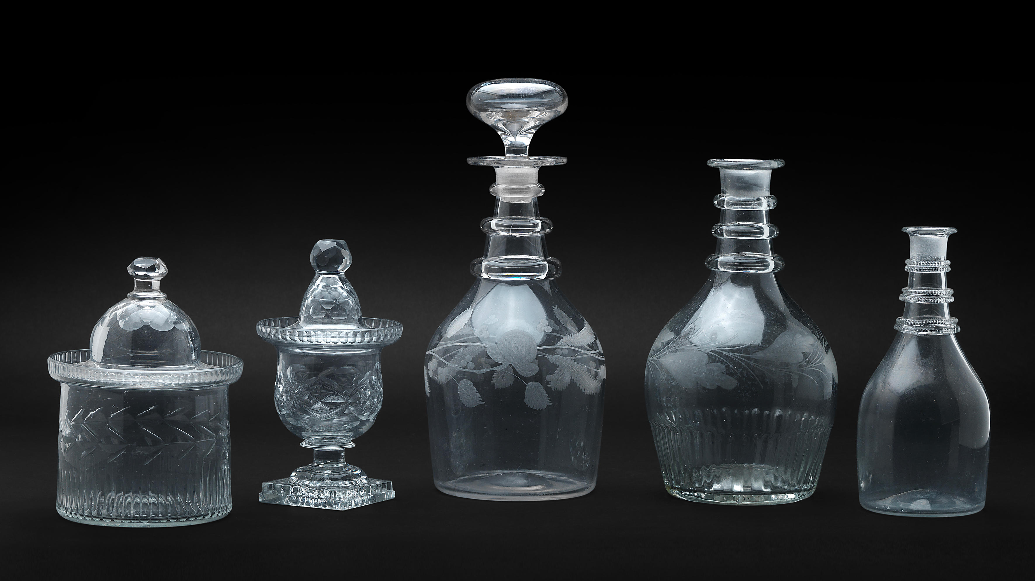 Appraisal: A COLLECTION OF IRISH GLASS th th Century Comprising a