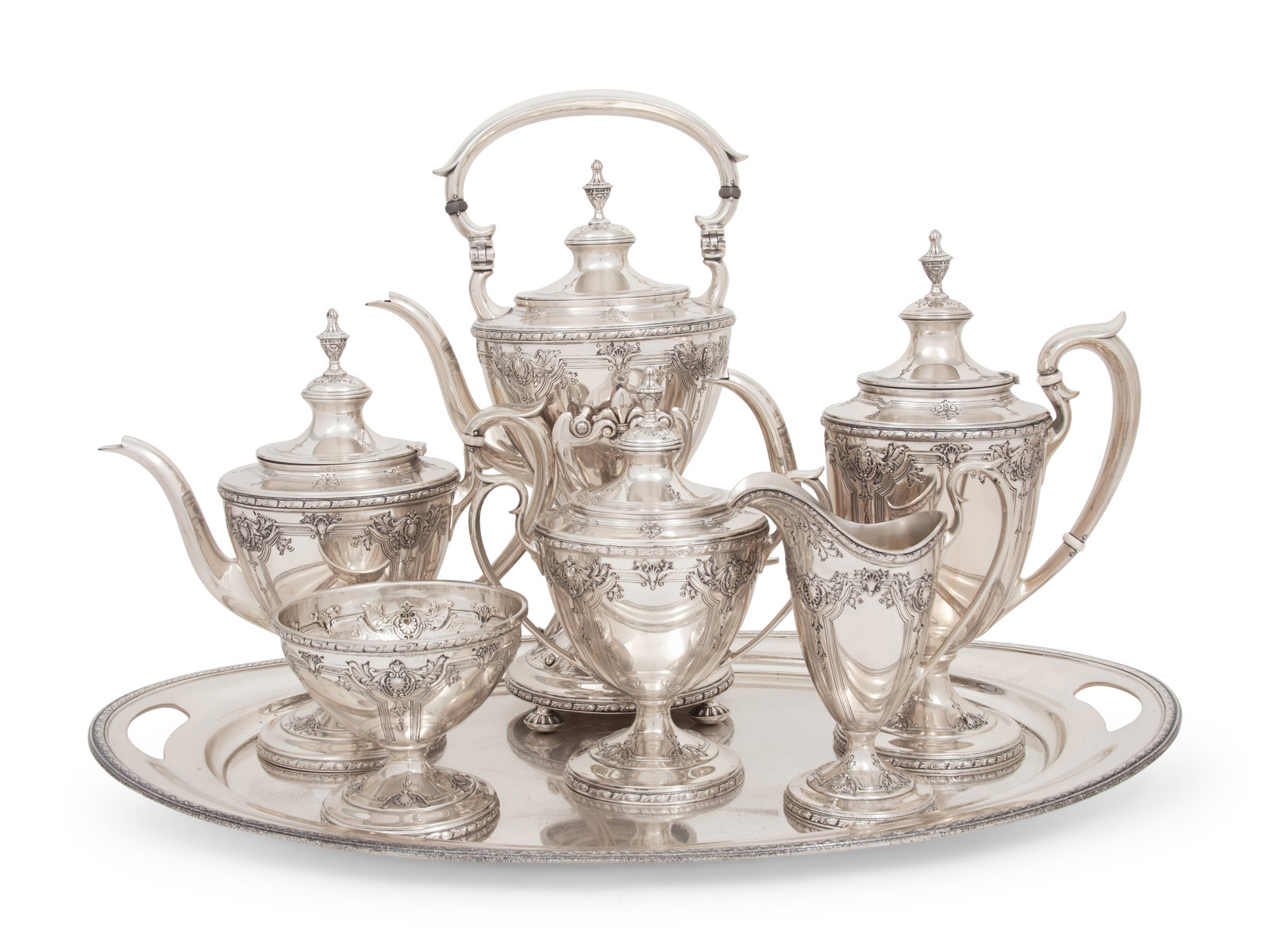 Appraisal: An American Seven-Piece Silver Tea and Coffee Service Watson Co