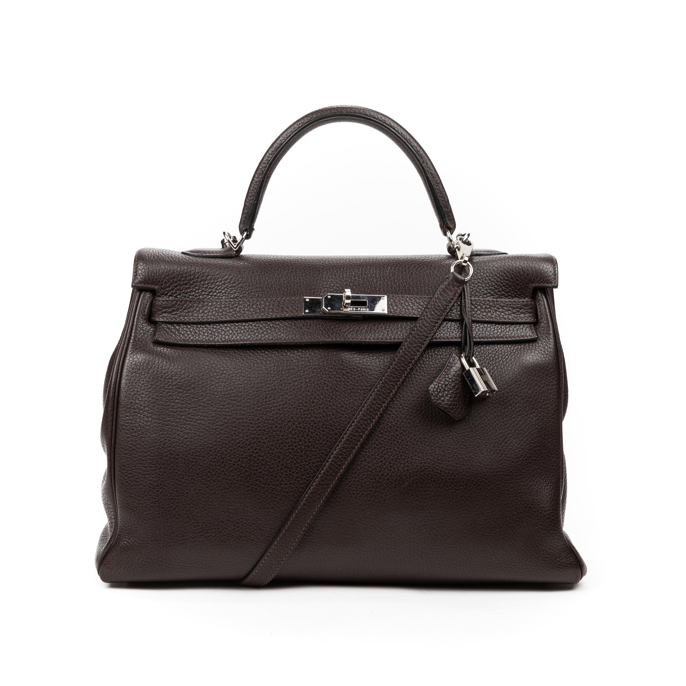 Appraisal: HERMES PARIS MADE IN FRANCE SAC KELLY RETOURN En cuir