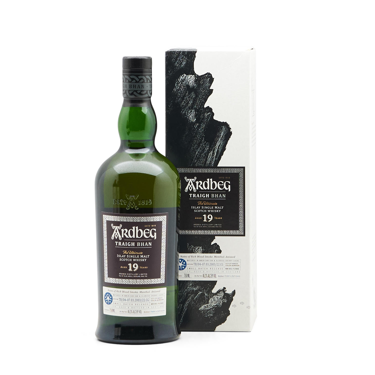 Appraisal: ARDBEG TRAIGH BHAN YEARS OLD ML BOTTLE Ardbeg Traigh Bhan