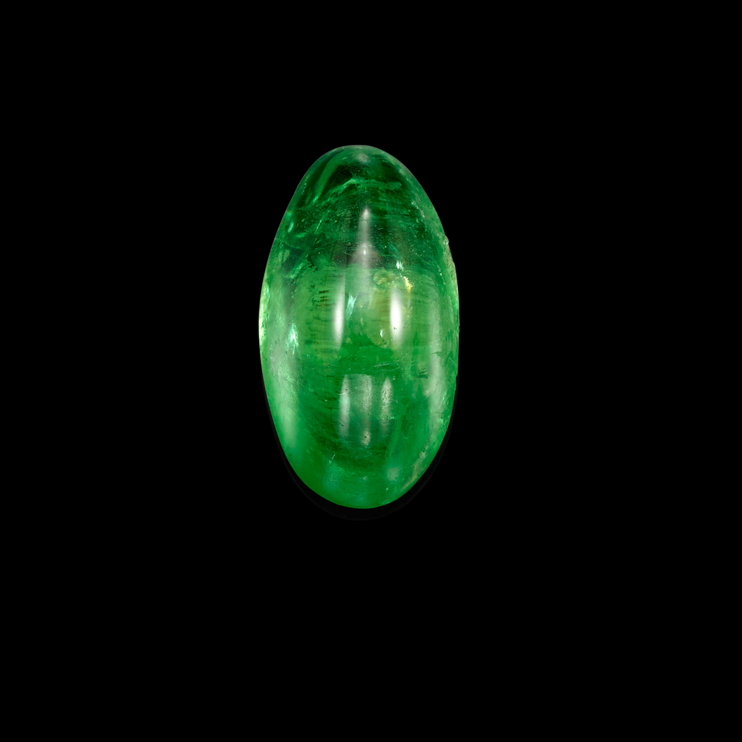 Appraisal: TSAVORITE CABOCHON Kenya Having a nice green hue this present