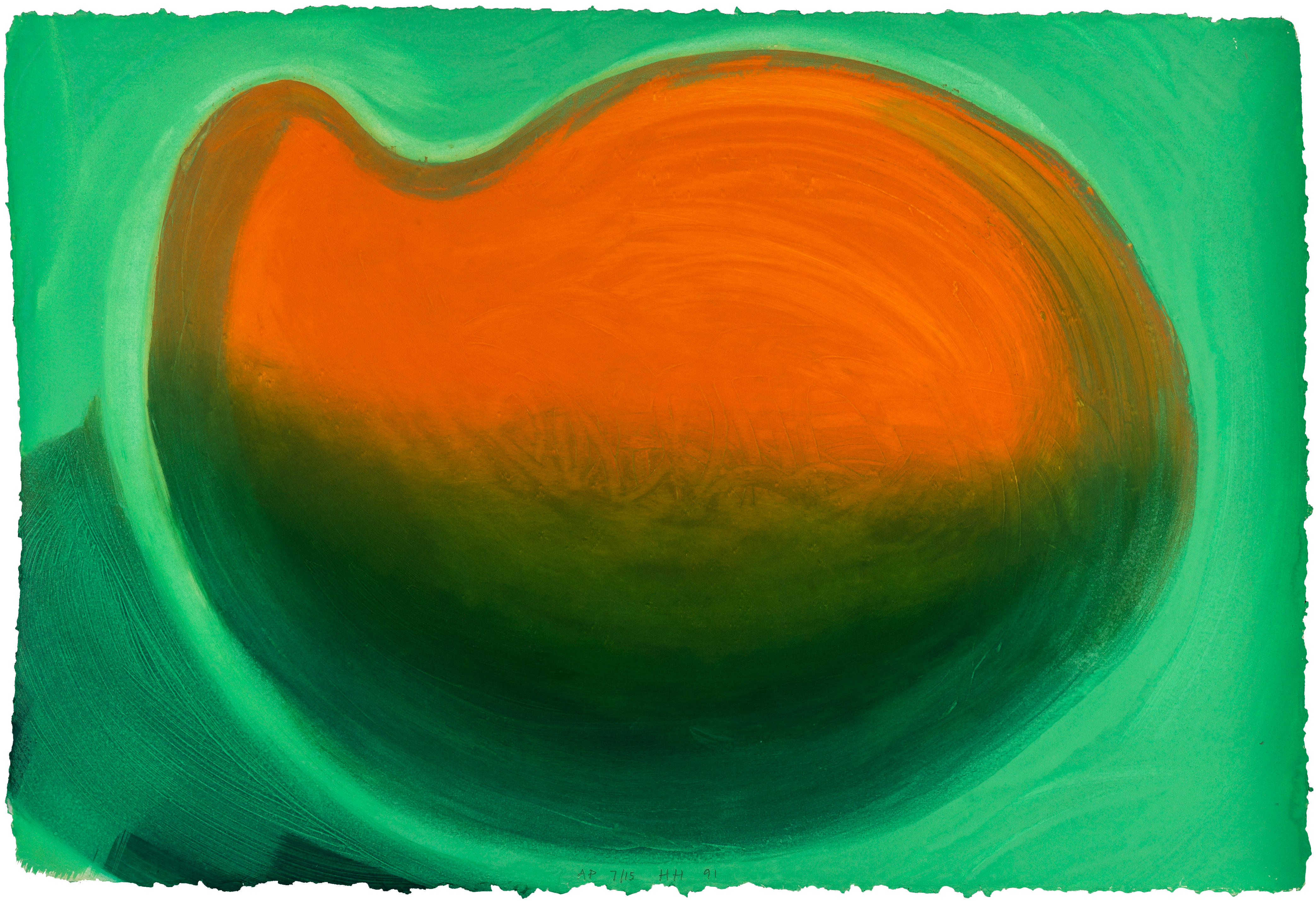 Appraisal: SIR HOWARD HODGKIN BRITISH - Mango Heenk Etching and carborundum