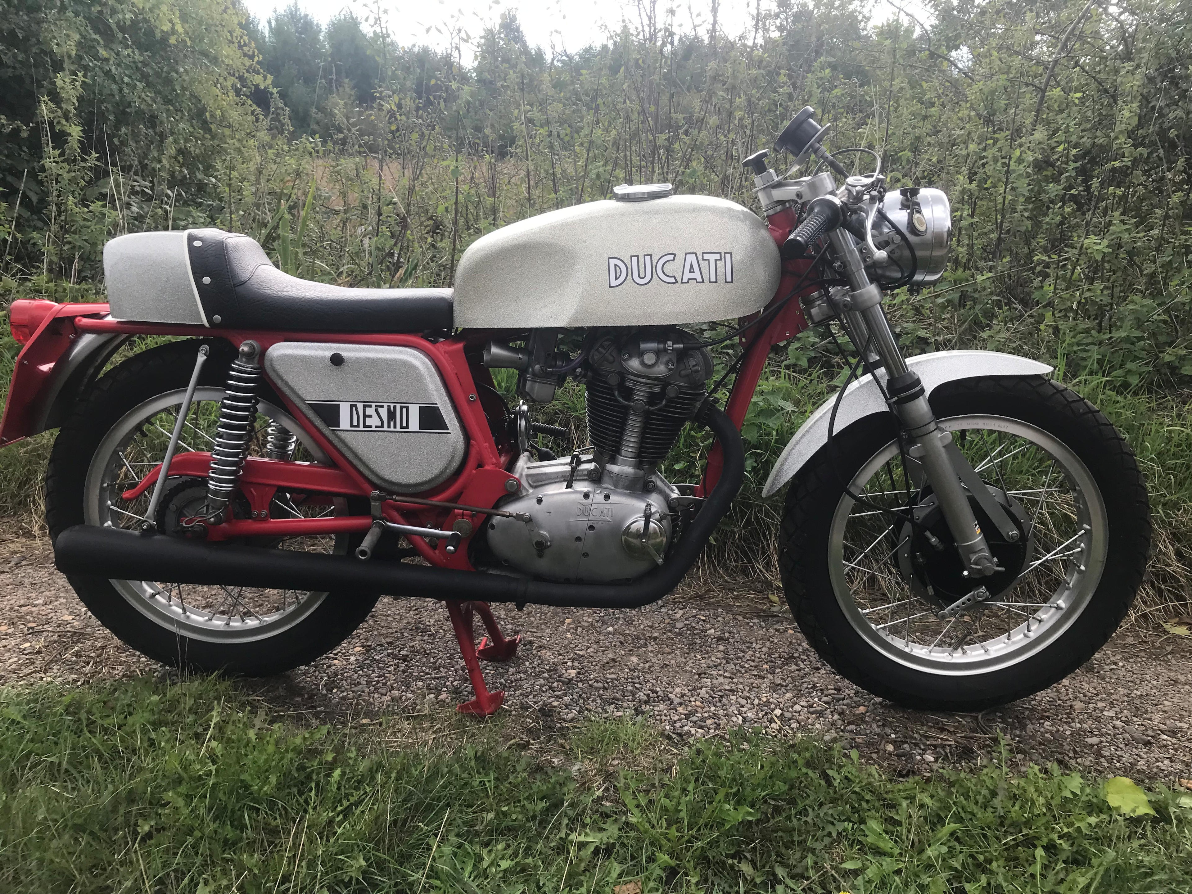 Appraisal: DUCATI DESMO 'SILVER SHOTGUN' REGISTRATION NO HGU J FRAME NO