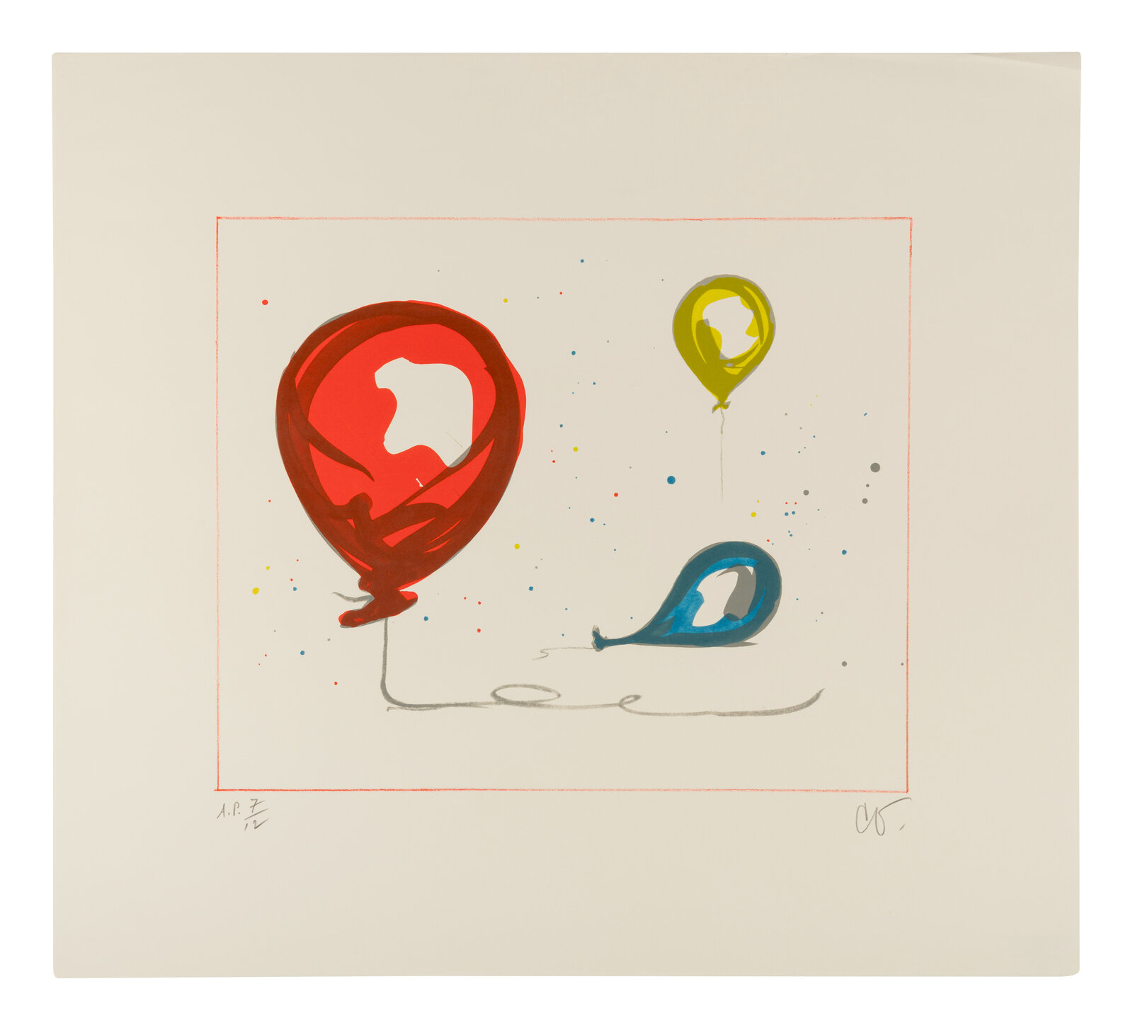 Appraisal: Claes Oldenburg American - Balloons from the Landfall Press th