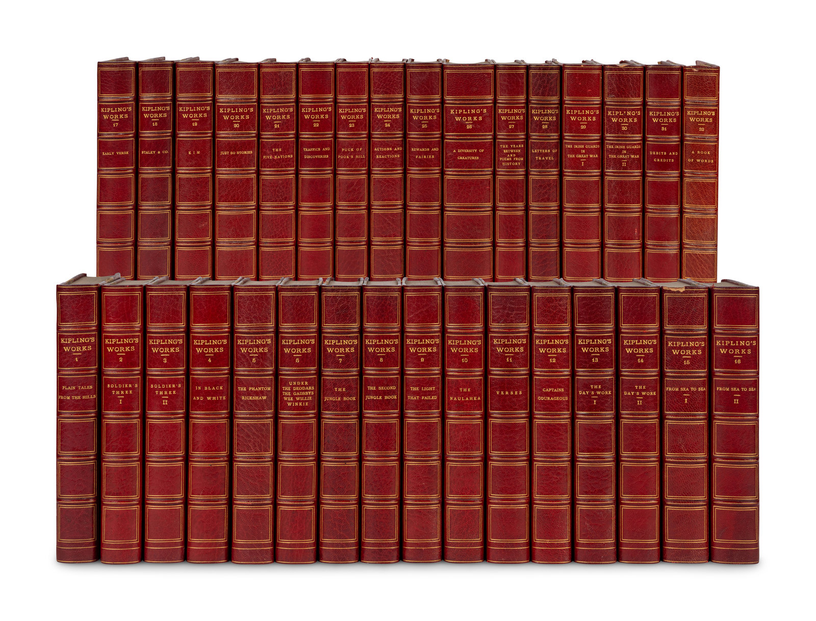 Appraisal: BINDINGS A group of approximately volumes most in contemporary leather