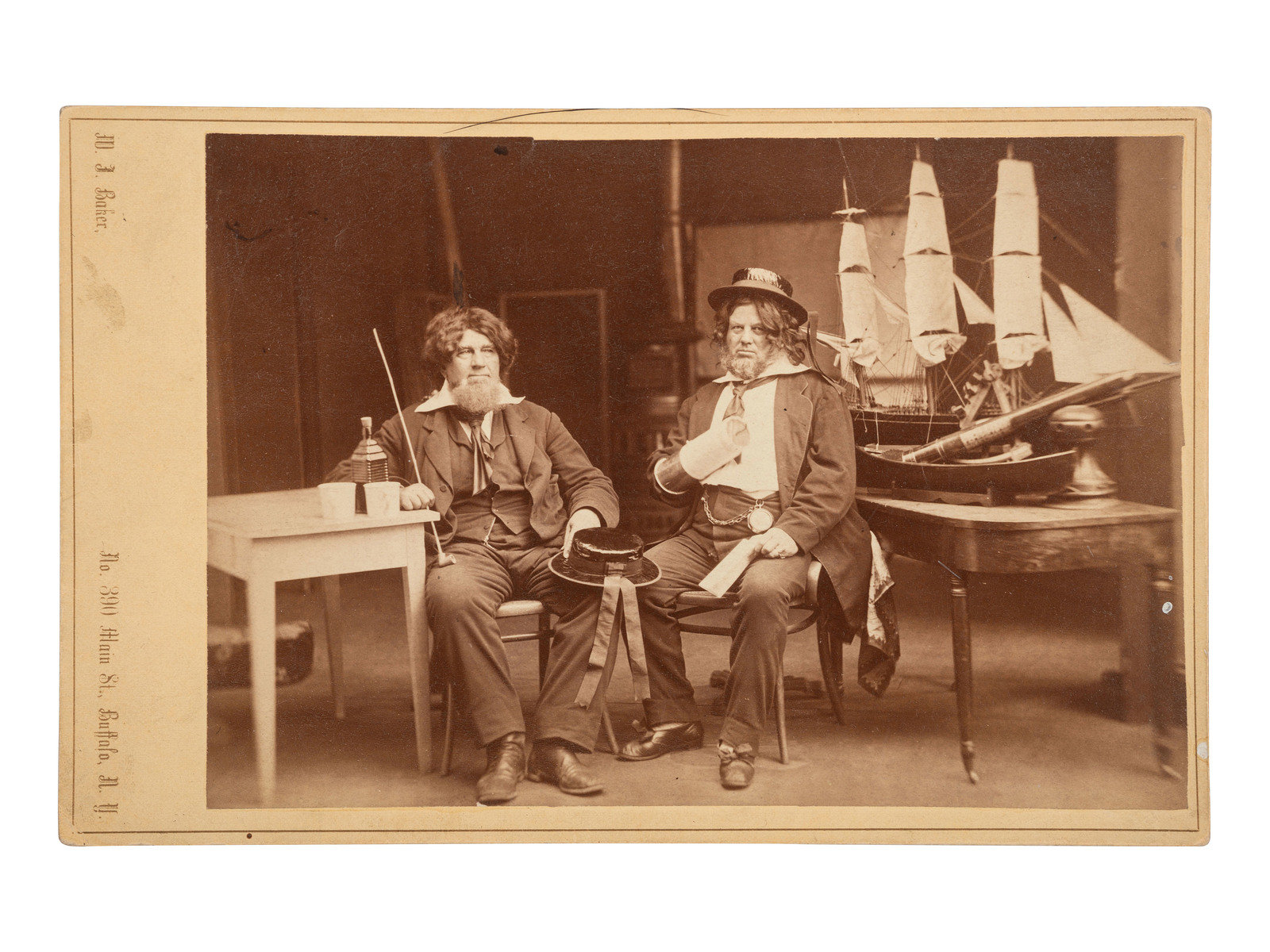 Appraisal: EARLY PHOTOGRAPHY cabinet cards incl curious pairs and subjects from