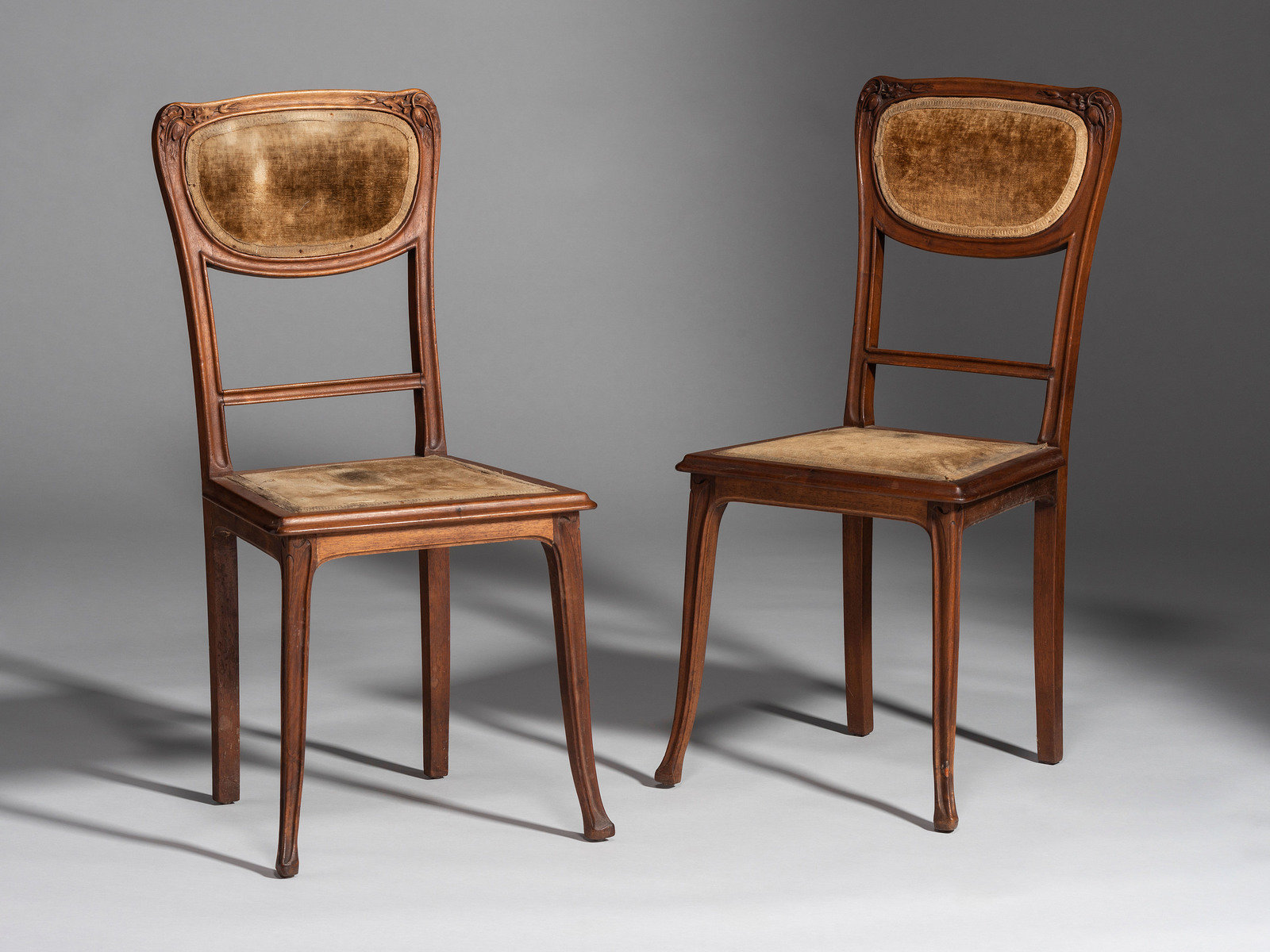 Appraisal: Manner of Louis Majorelle French Early th Century Pair of