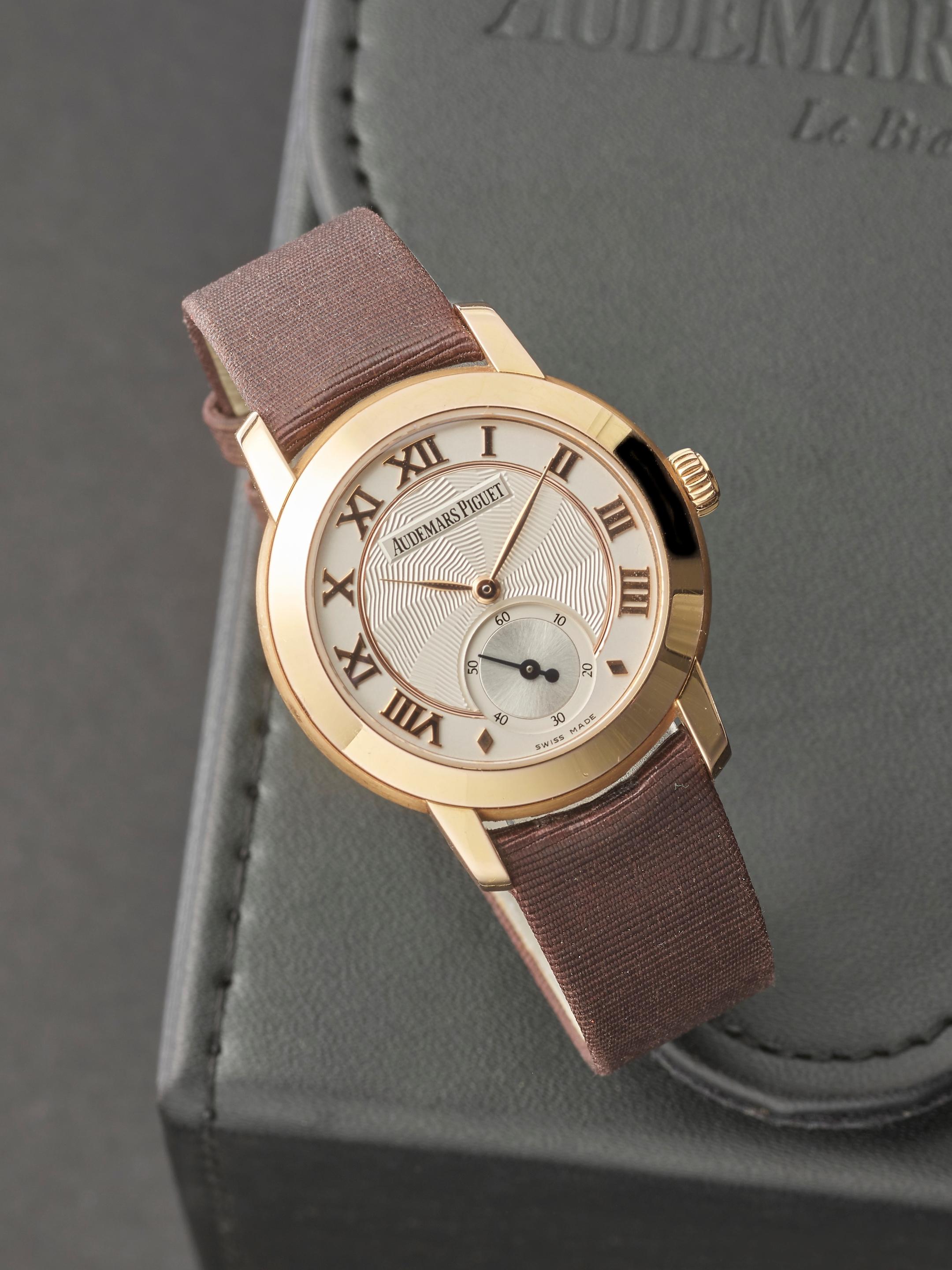 Appraisal: AUDEMARS PIGUET JULES AUDEMARS A PINK GOLD WRISTWATCH CIRCA Case