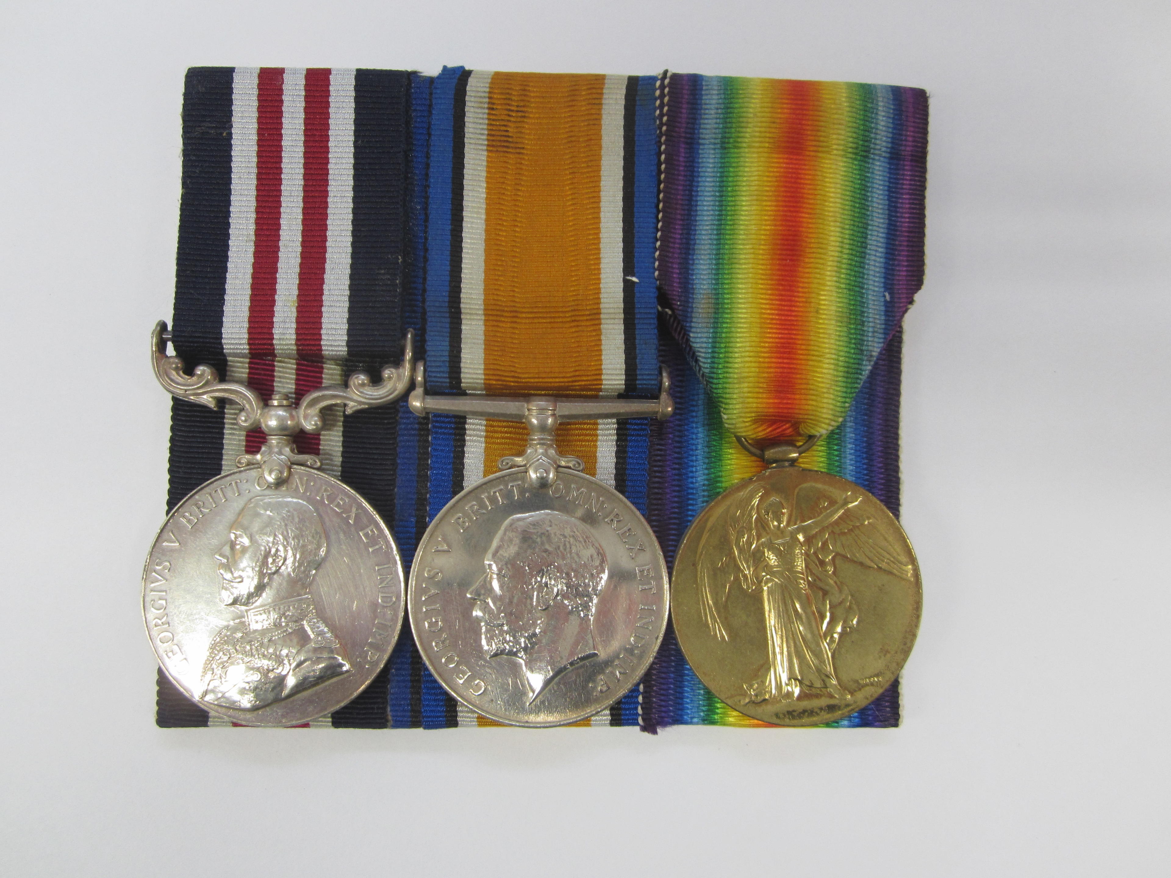 Appraisal: A GREAT WAR M M GROUP OF THREE TO CORPORAL