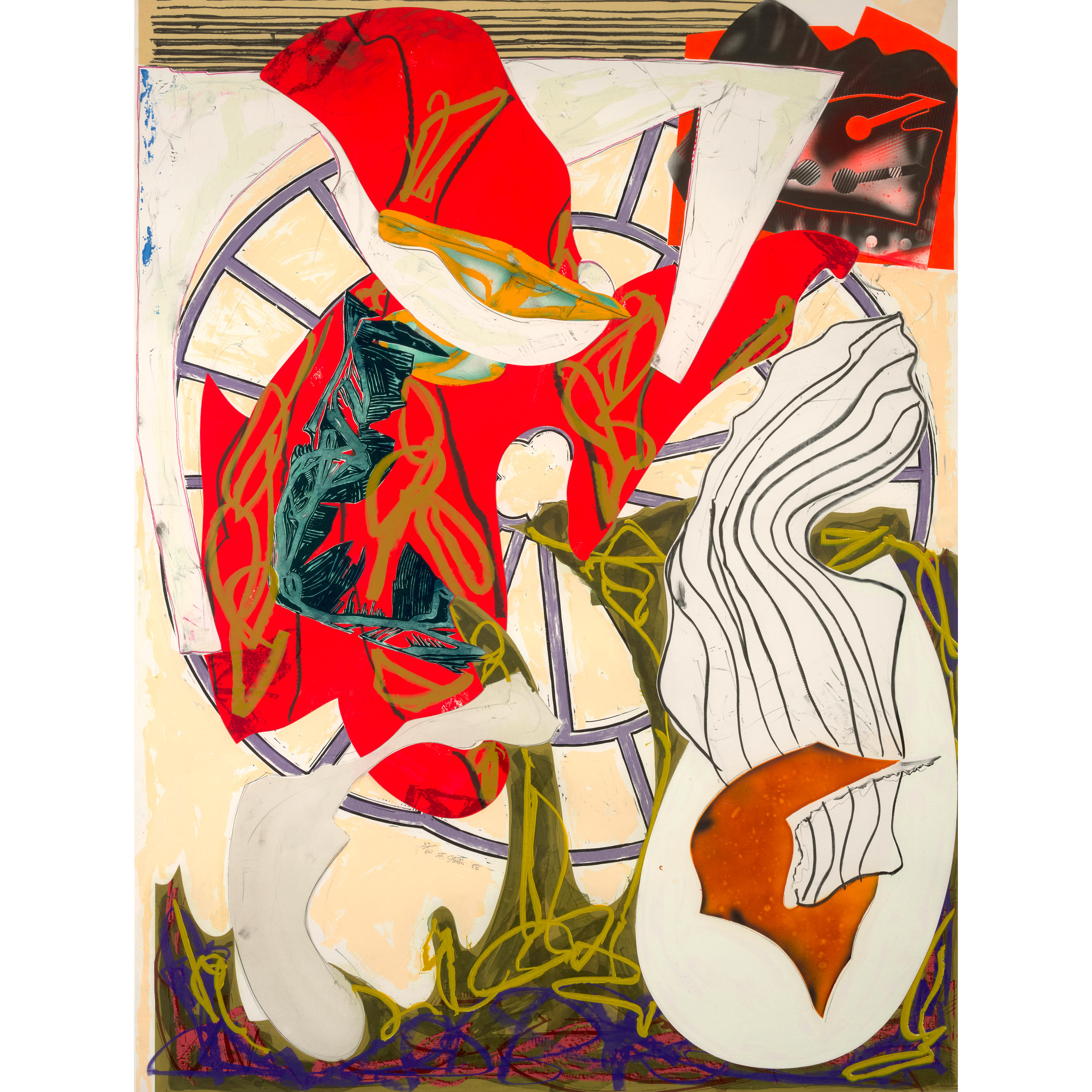 Appraisal: FRANK STELLA BORN A Squeeze of the Hand from The