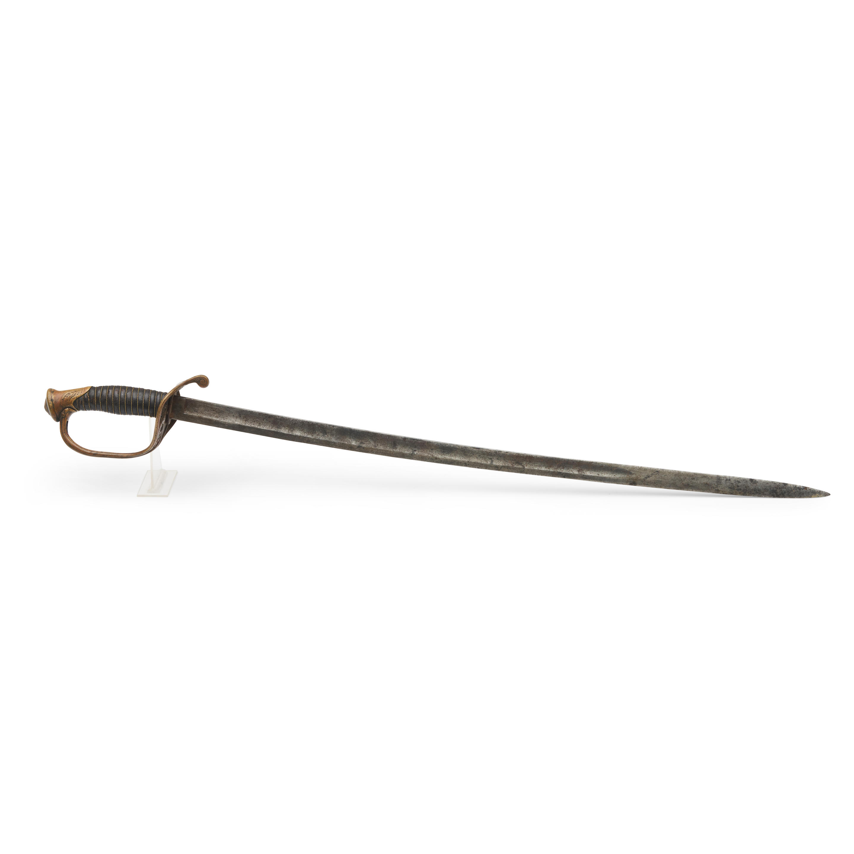 Appraisal: U S MODEL FOOT OFFICER'S SWORD MID- TH CENTURY Brass