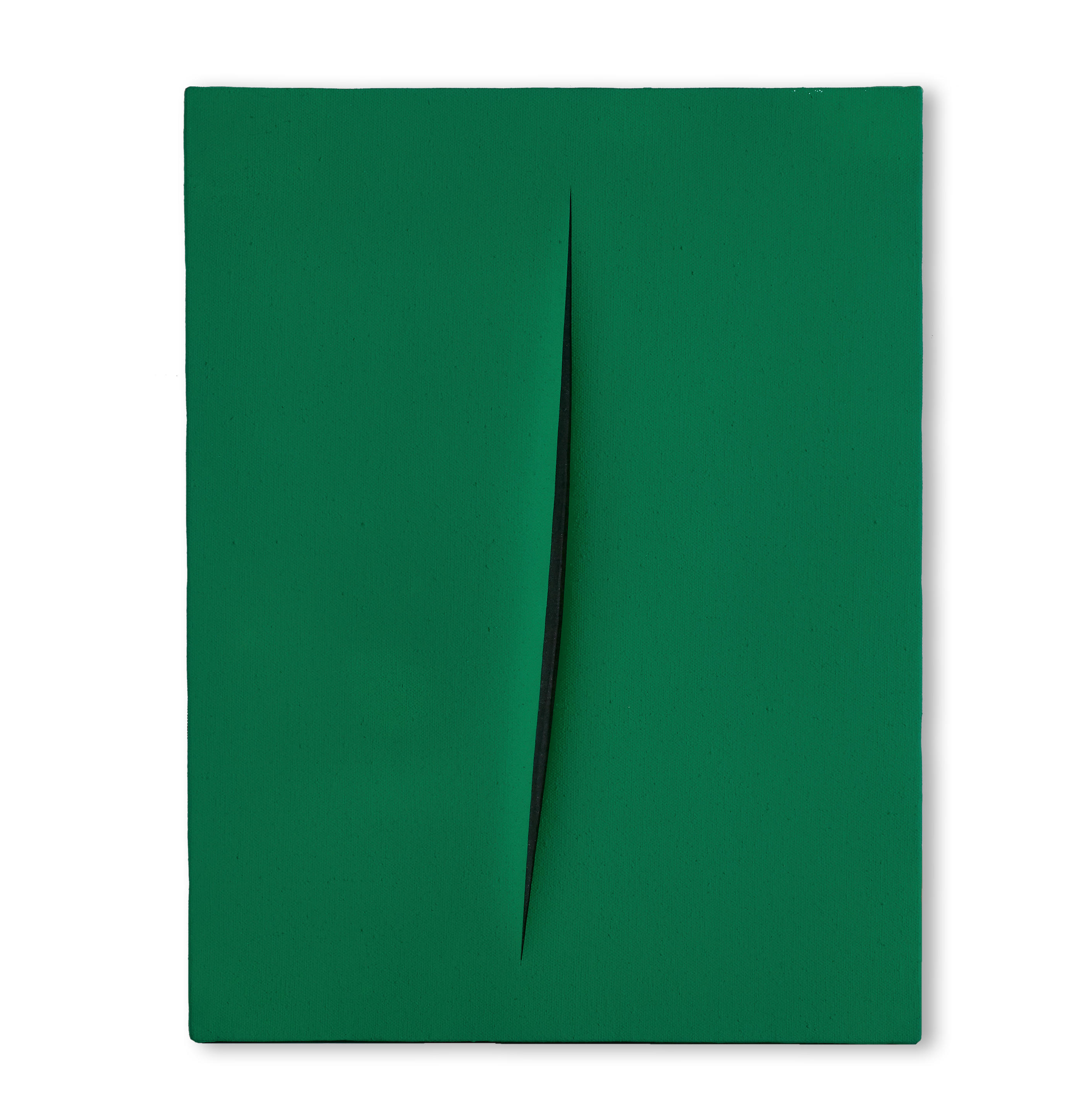 Appraisal: LUCIO FONTANA - Concetto spaziale Attesa - sign titr Concetto