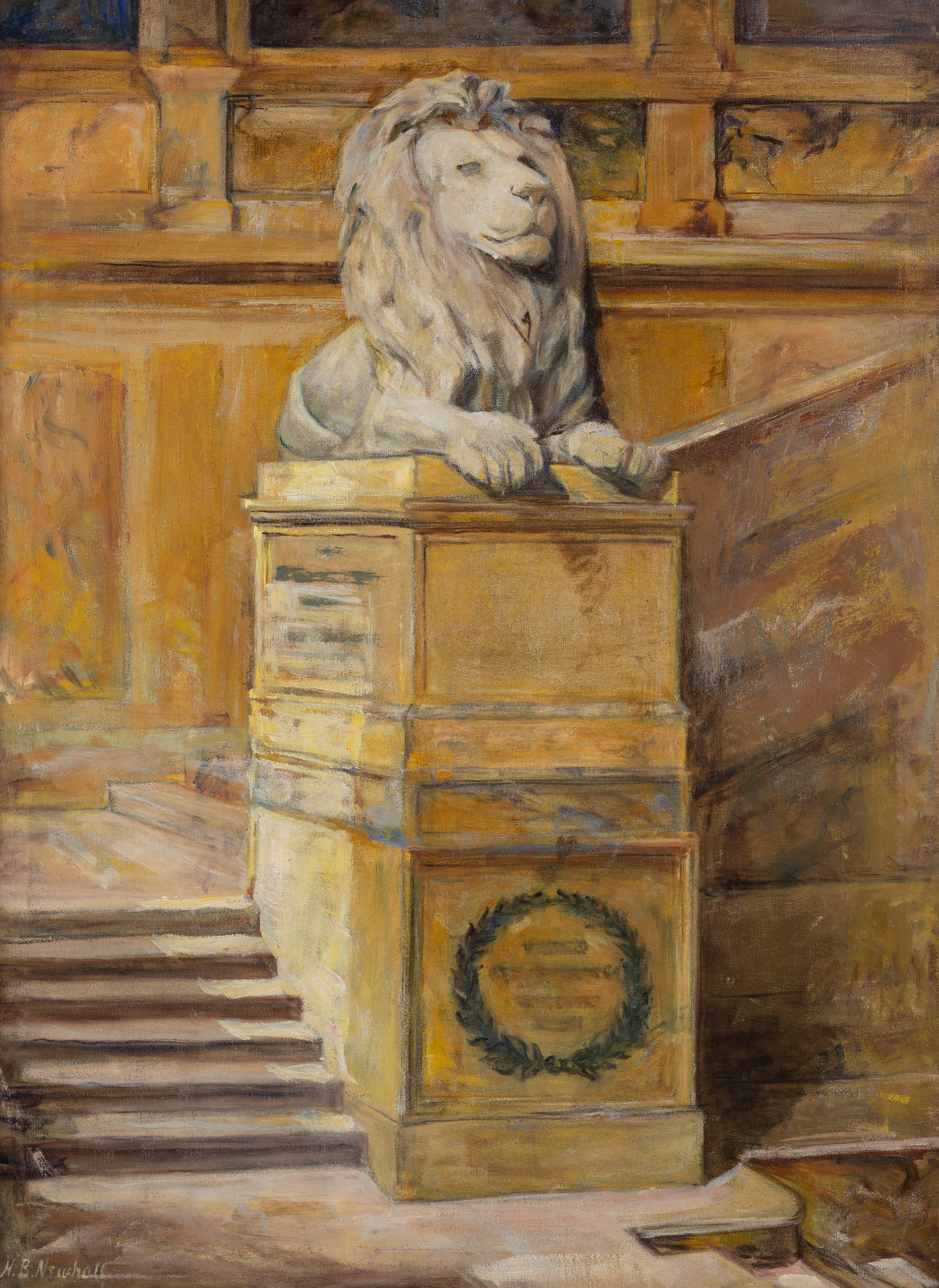 Appraisal: Harriot B Newhall American - Grand Staircase at the Boston