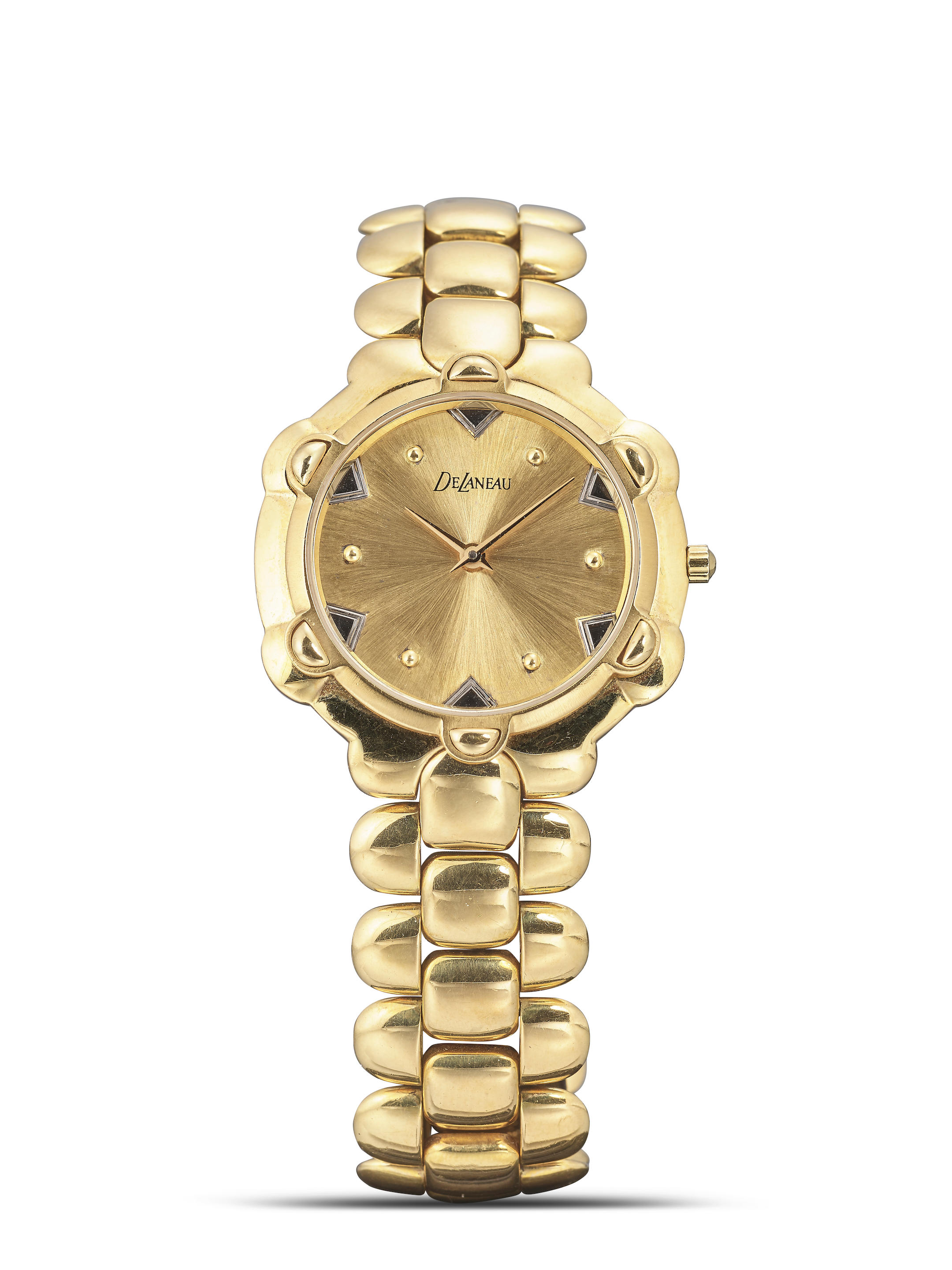 Appraisal: DELANEAU GSTAAD KUTCHINSKY REF G A YELLOW GOLD WATCH WITH