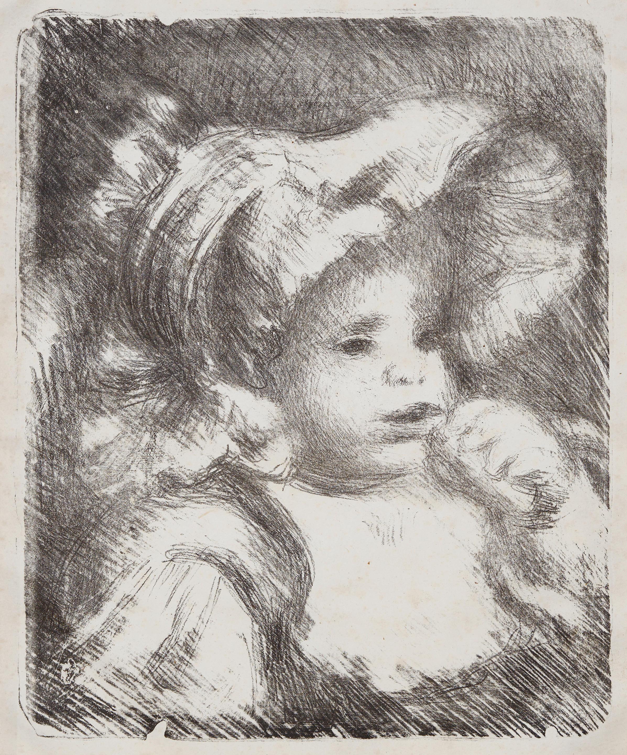 Appraisal: PIERRE-AUGUSTE RENOIR - L'enfant au Biscuit Delteil Stella c -