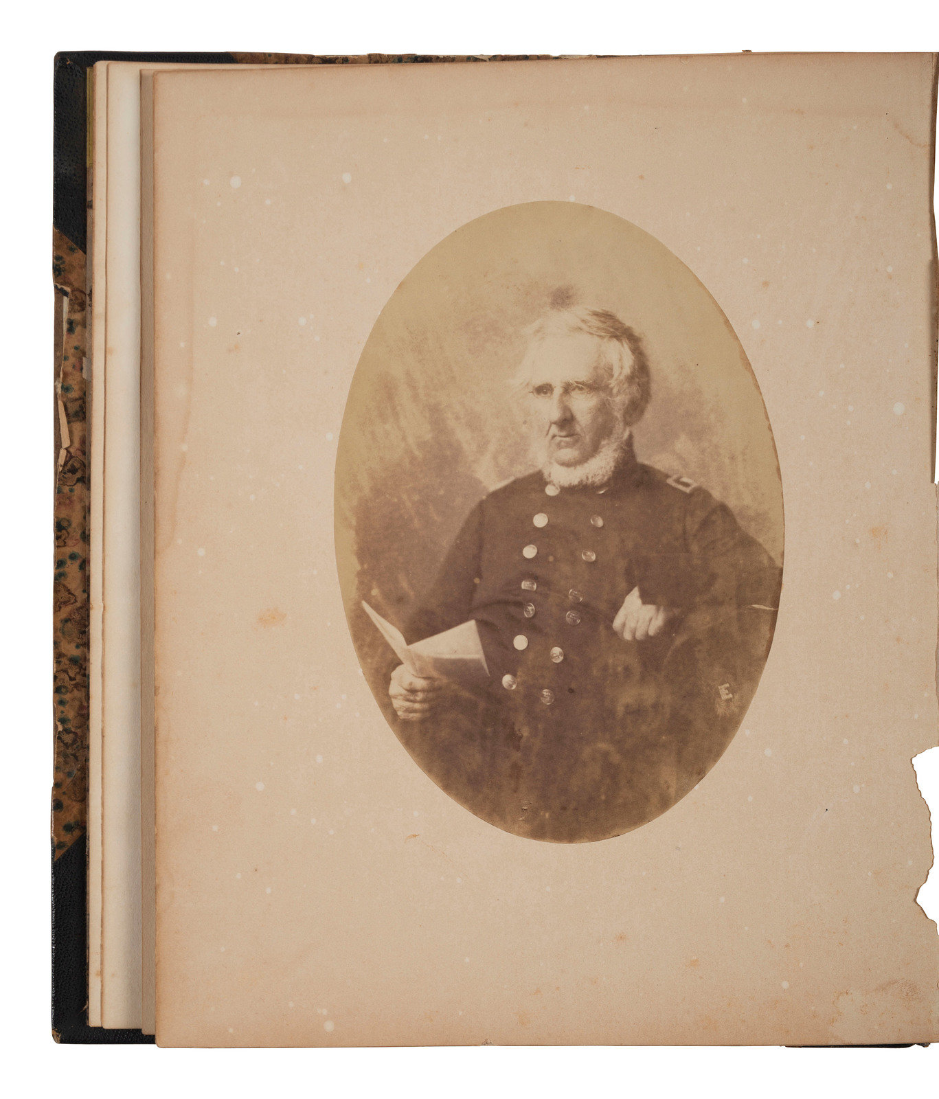 Appraisal: MILITARIA - CIVIL WAR West Point album featuring portraits of