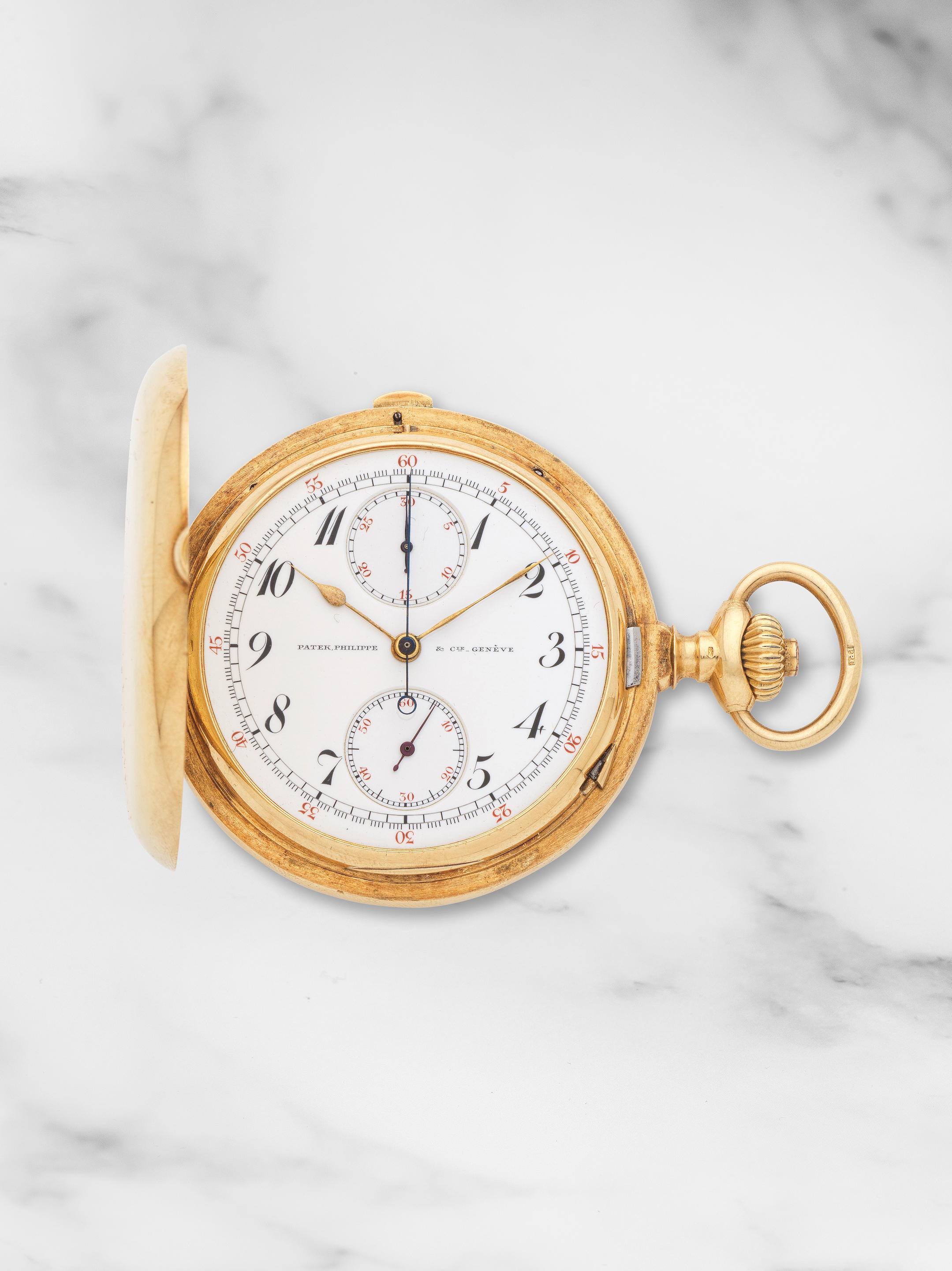 Appraisal: PATEK PHILIPPE AN K GOLD FULL HUNTER KEYLESS WIND CHRONOGRAPH